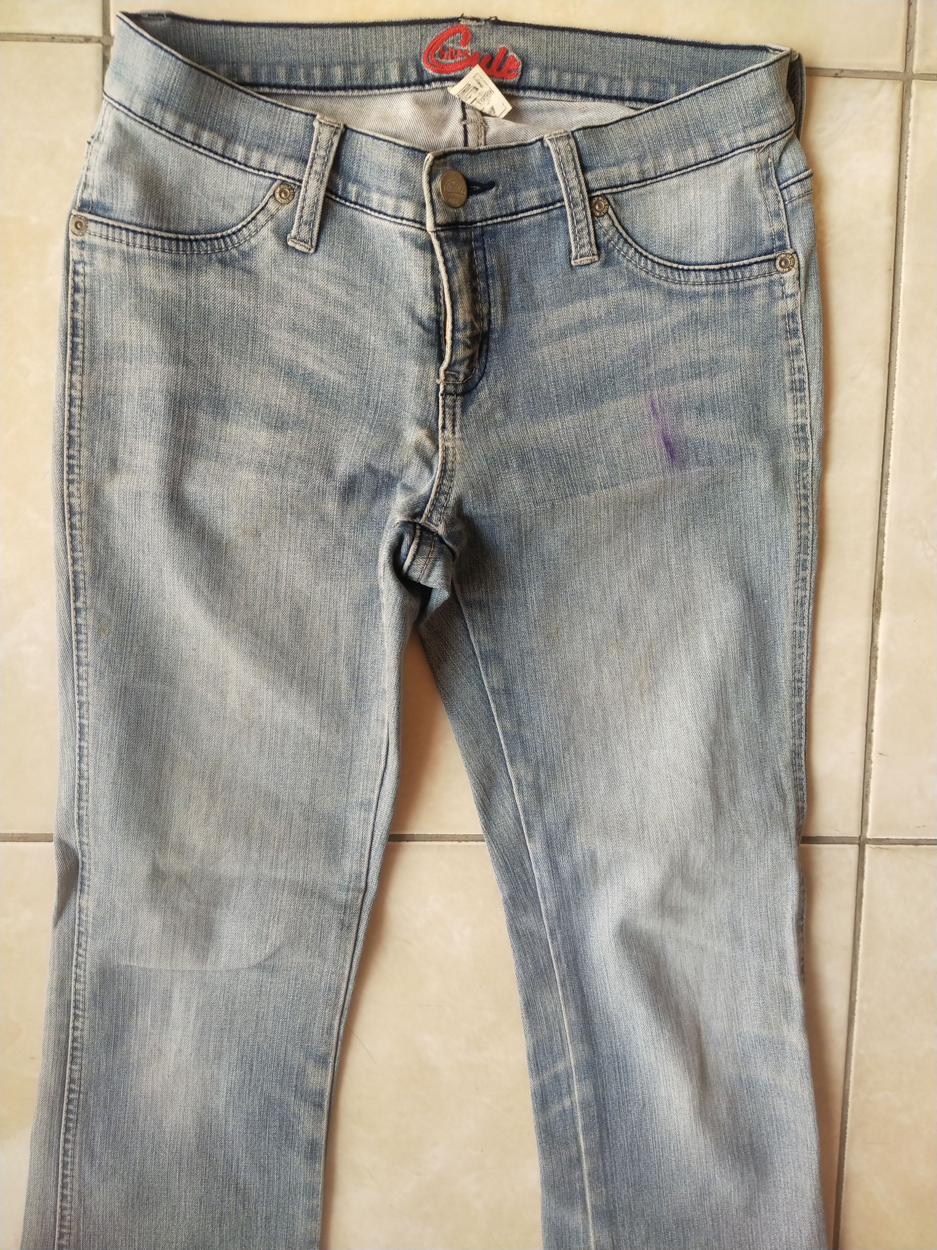 Hysteric Glamour Blue Cult Y2K Bootcut Jeans – Japan Market Rare Denim Size 31" - 6 Thumbnail