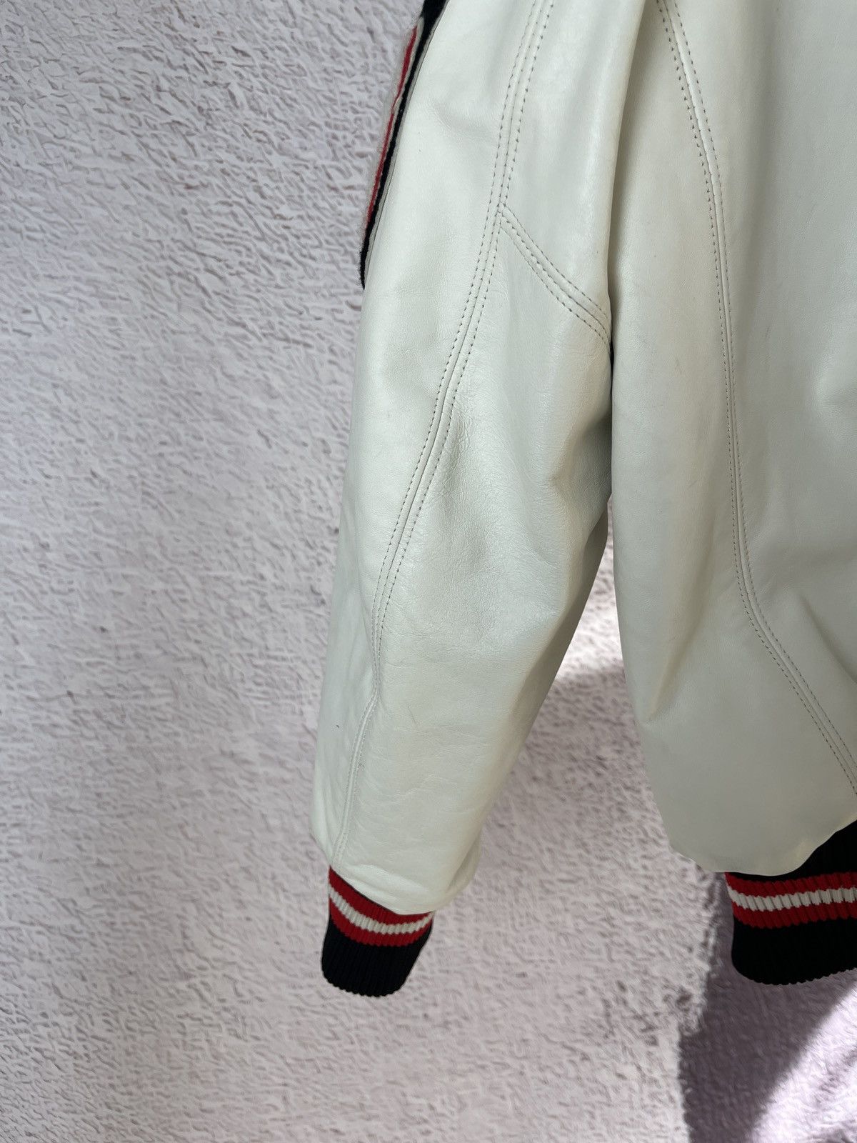Apollo Apollo leather vintage 90s varsity jacket panthers hockey Size US L / EU 52-54 / 3 - 12 Thumbnail