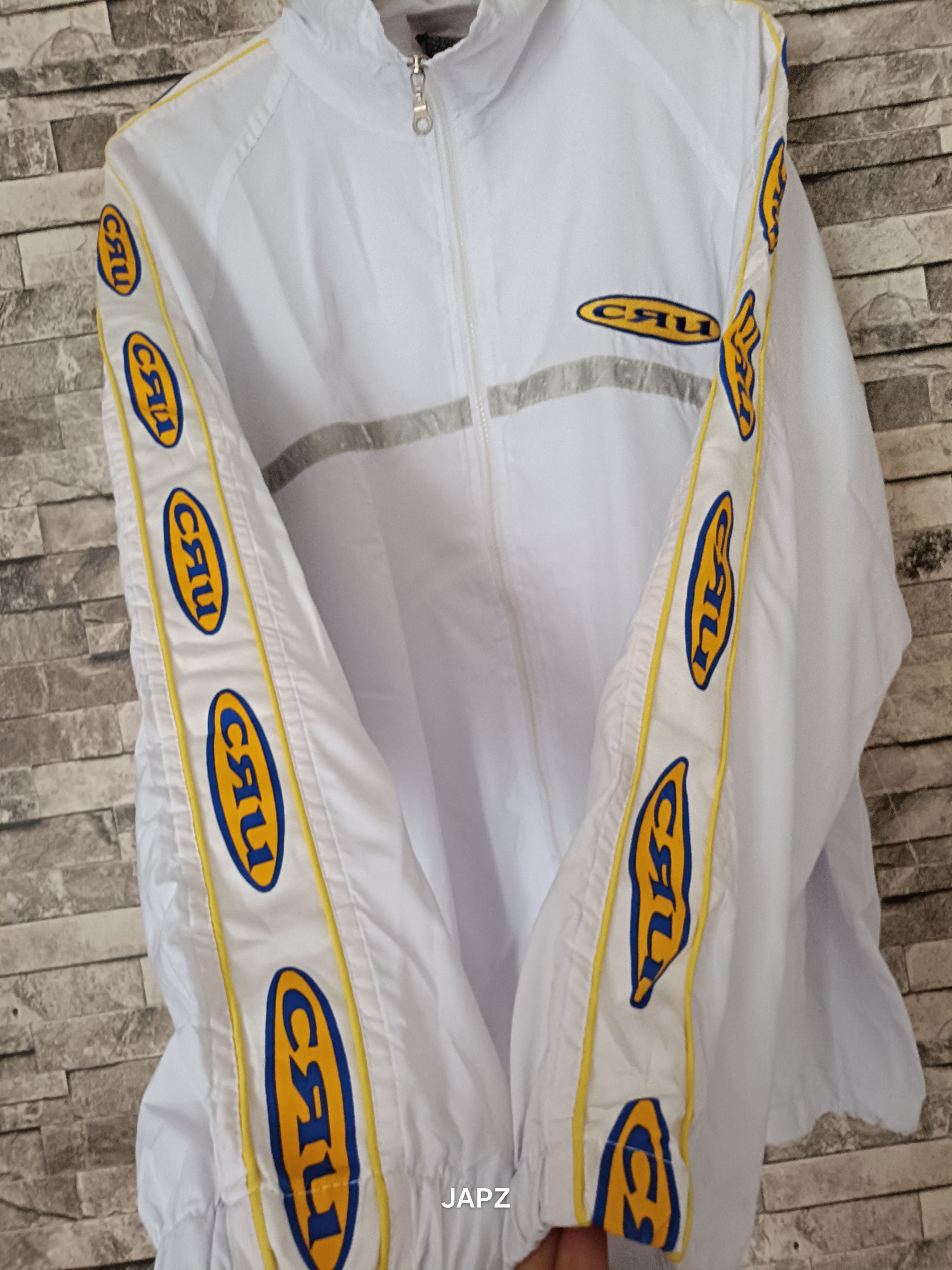 Other Vintage Y2K Cru design tapped windbreaker jacket Size US L / EU 52-54 / 3 - 3 Thumbnail
