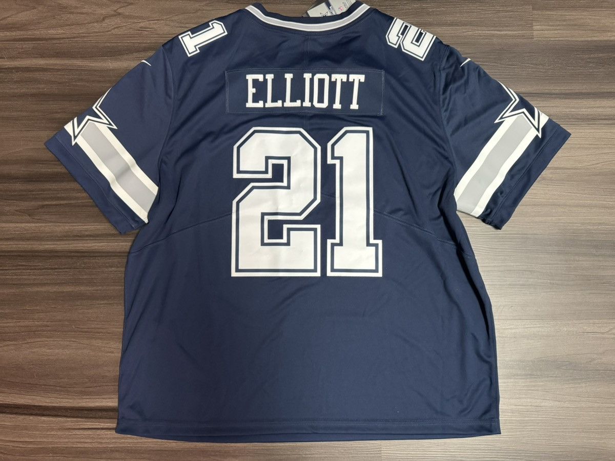 Nike 3XL Dallas Cowboys Ezekiel Elliot NFL Vapor Stitched Jersey Size US XXL / EU 58 / 5 - 9 Thumbnail
