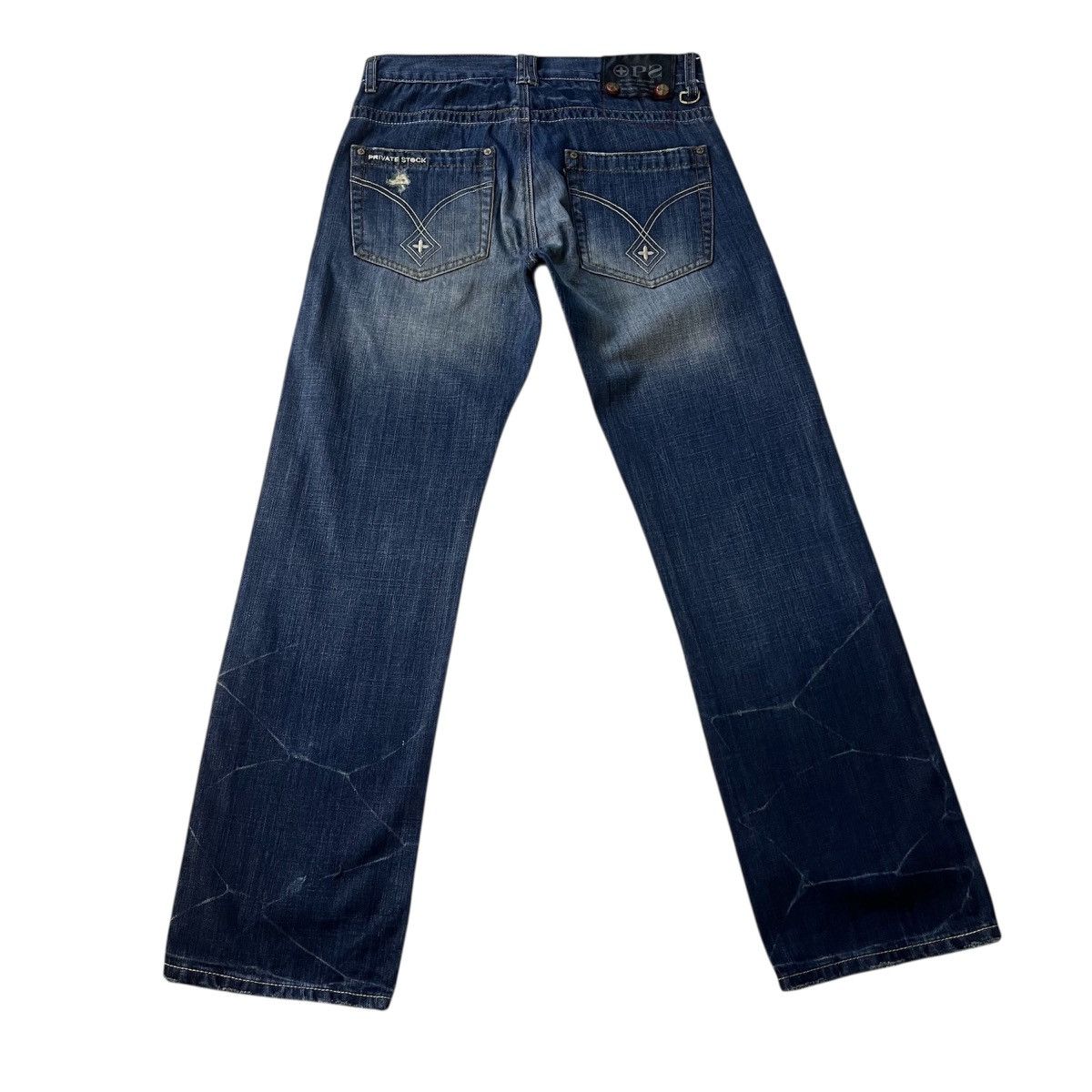 Other Private Stock OPS Jeans Men’s 32x32 Rare Distressed Denim Size US 32 / EU 48 - 3 Thumbnail