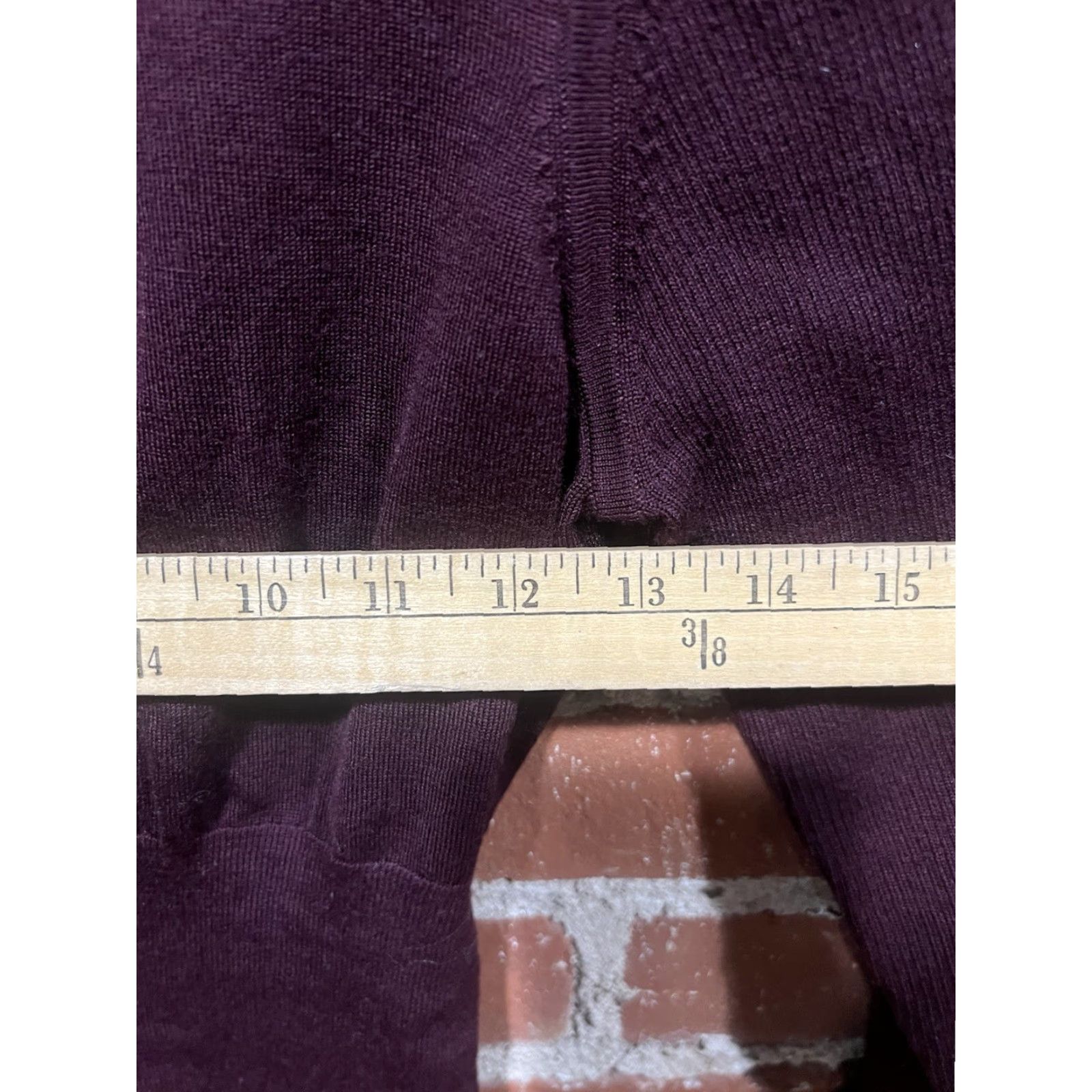 Karen Millen Karen Millen Blouse Shirt Womens Black Maroon 3 Long Sleeve Button Viscose Wool Tunic Business Spring Dry Clean Only UK Made - N/A Size XS / US 0-2 / IT 36-38 - 3 Thumbnail