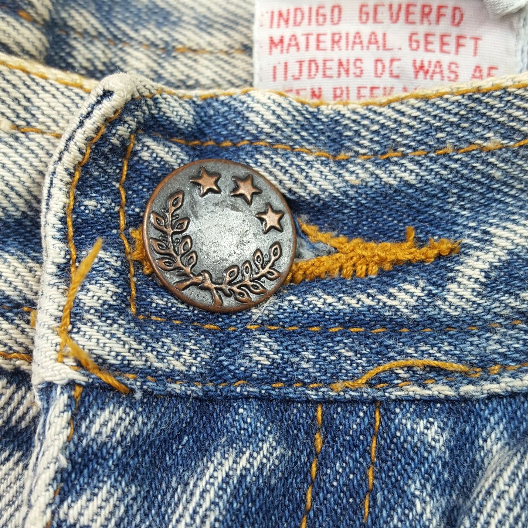 Vintage VINTAGE Indigo Jeans Acid Wash High Rise 34x31 Tapered Relaxed Denim Blue 80s 90s Women’s Pockets Rise: High Inseam: 31” Size 24" / US 00 / IT 34 - 5 Thumbnail