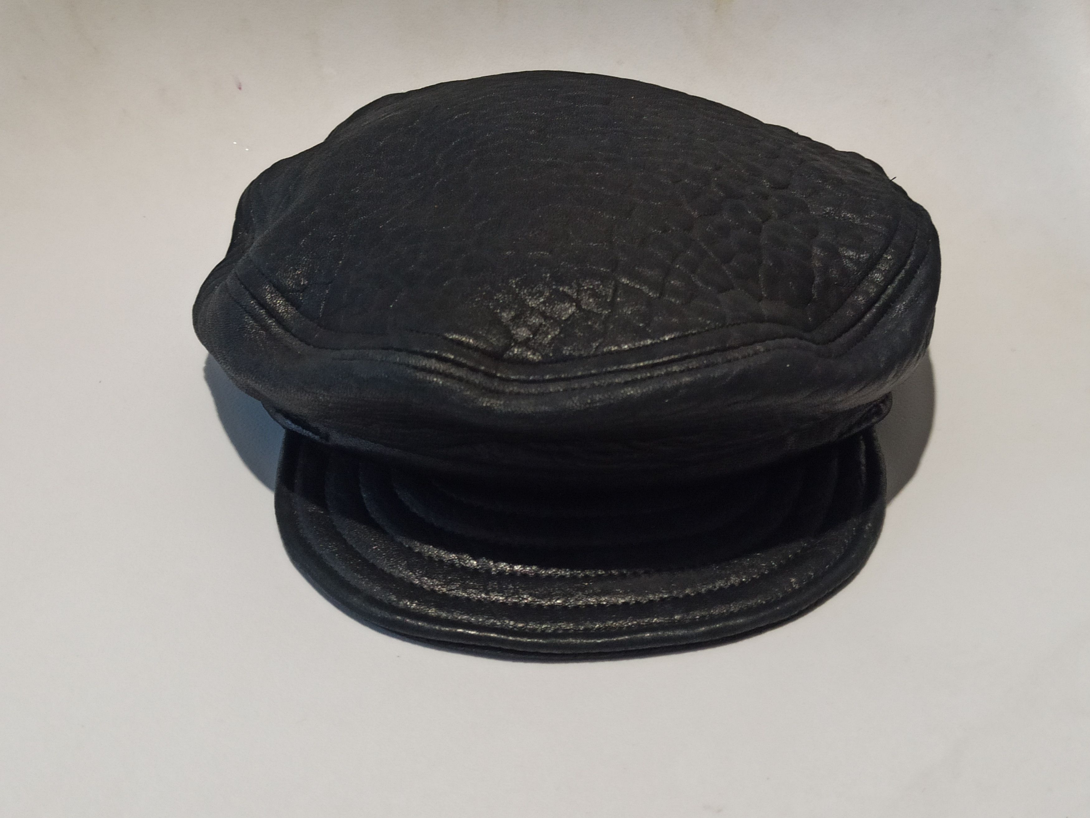 Designer × Leather × Vintage Goffmann vintage leather cap Size ONE SIZE - 2 Thumbnail