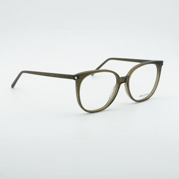 Saint Laurent Paris Saint Laurent SL39 006 Round Eyeglasses Green 54mm Frame Size ONE SIZE - 5 Thumbnail