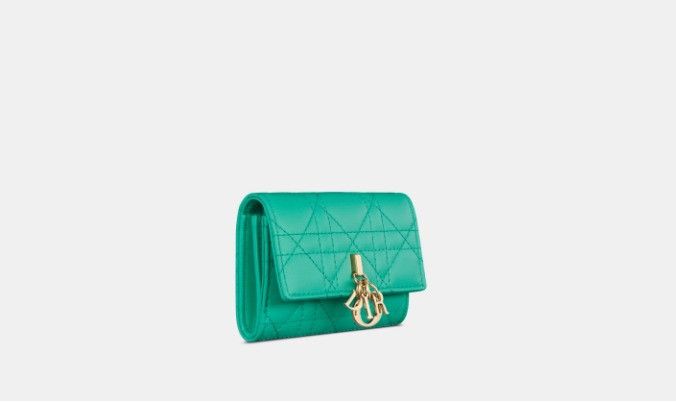 Dior o1w1db10325 Size: OS / S0966ON Glycine Wallet in Aquamarina Size ONE SIZE - 1 Thumbnail