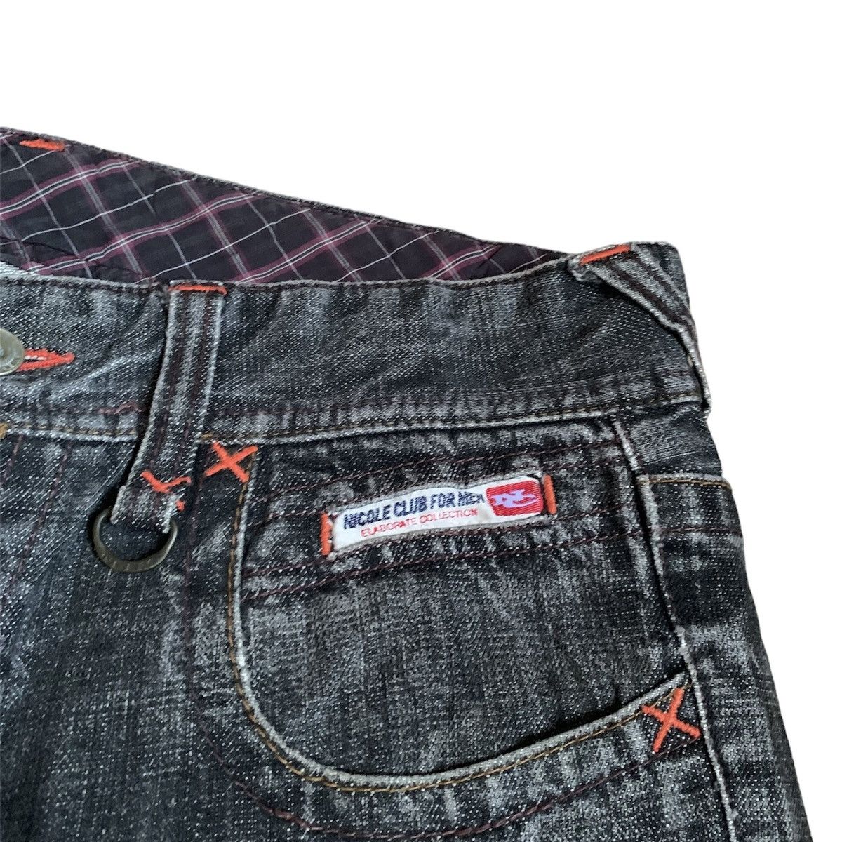 If Six Was Nine Nicole Club For Men Mud Wash Flare Jeans Size US 29 - 9 Thumbnail