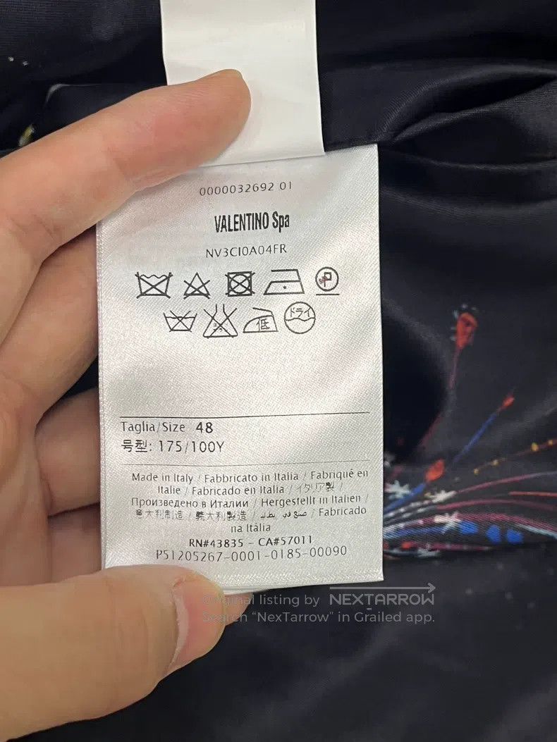 Valentino Valentino Fireworks jacket baseball collar casual coat Size US M / EU 48-50 / 2 - 6 Thumbnail