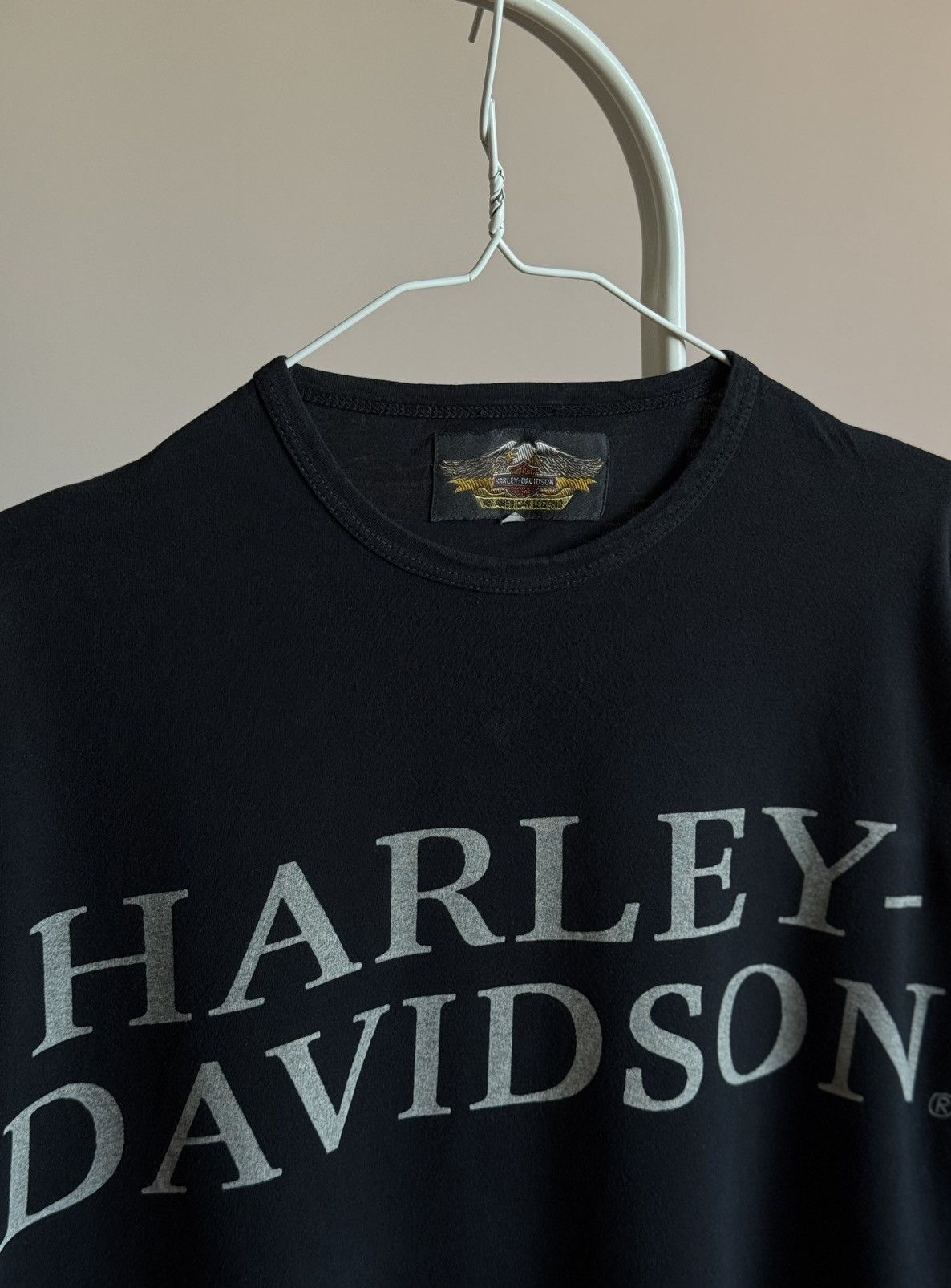 Band Tees Vintage Harley Davidson Big Logo T-shirt Made In Italy Size US L / EU 52-54 / 3 - 2 Thumbnail