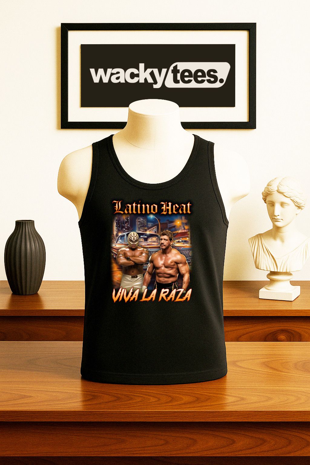 Other Latino Heat Viva La Raza Lowrider Eddie Graphic Tee Shirt Size US L / EU 52-54 / 3 - 2 Thumbnail