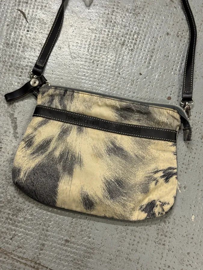 Designer × Just Cavalli × Vintage 2000s Cavalli Fur Effect Shoulder Bag Size ONE SIZE - 4 Thumbnail