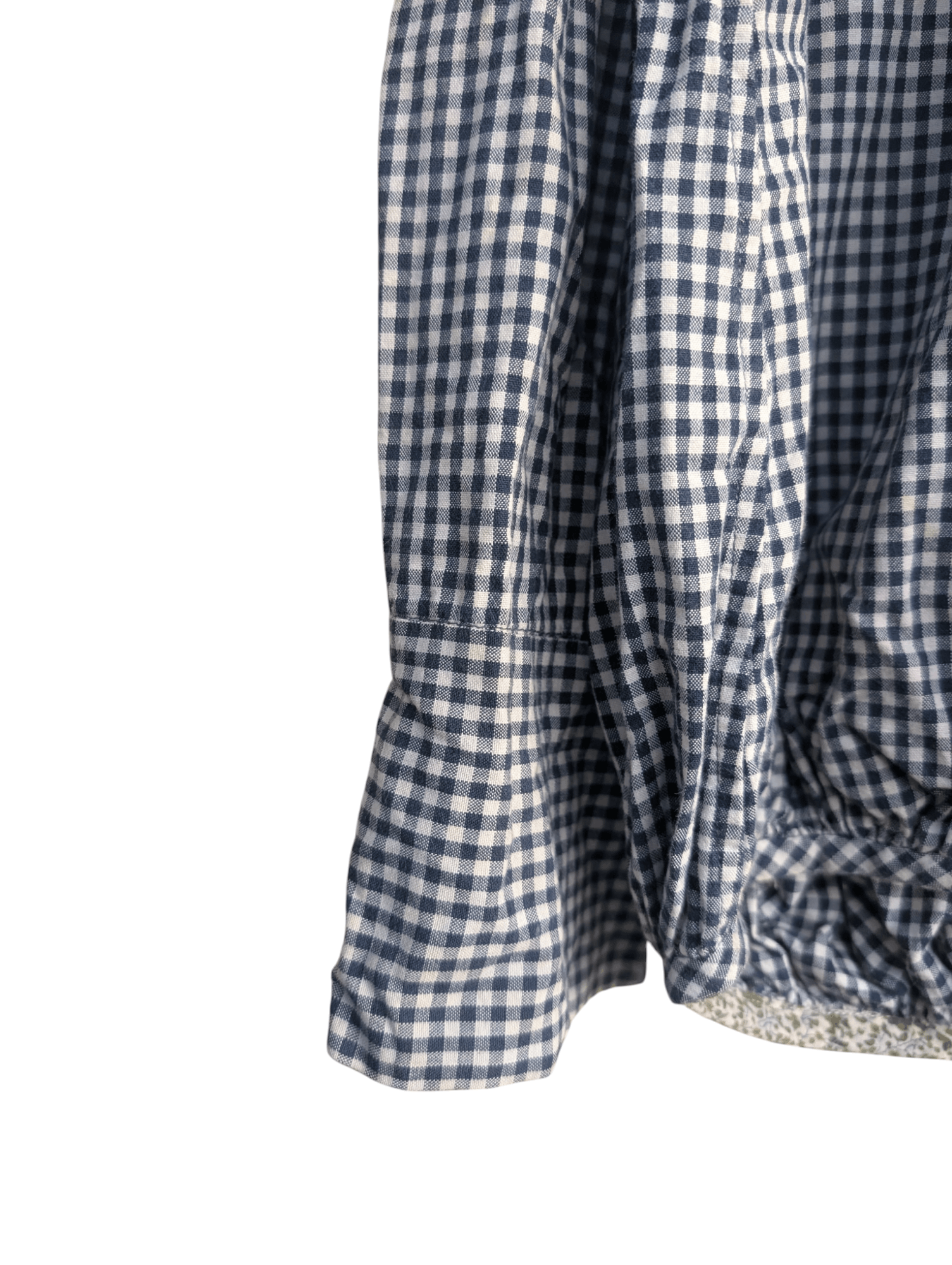 Kapital Kapital Checkered Cotton Shirt with Ruffles Size M / US 6-8 / IT 42-44 - 4 Thumbnail