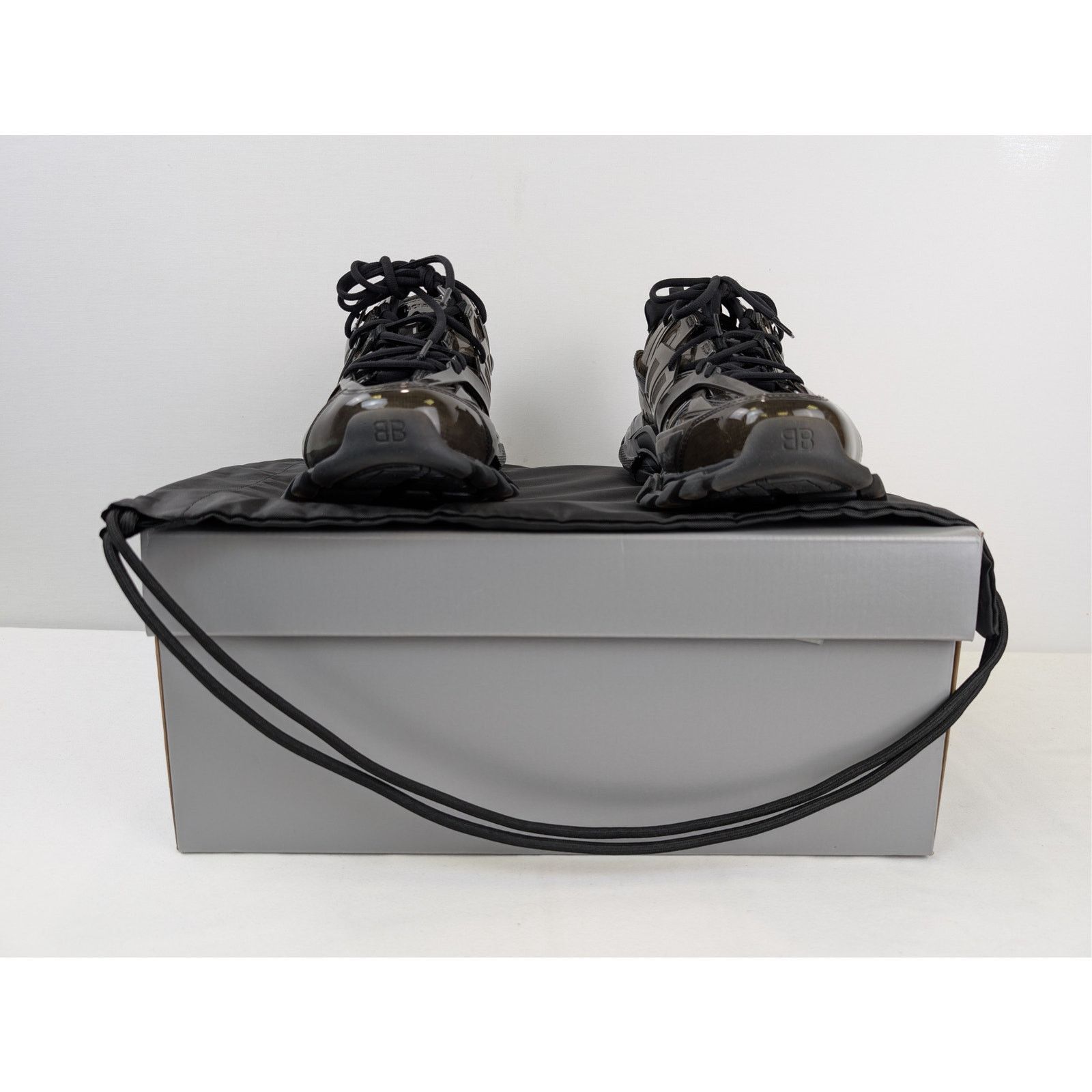 Balenciaga o1rshd1 Track Jelly Fish Track Sneakers in Black Size US 10 / EU 43 - 18 Thumbnail