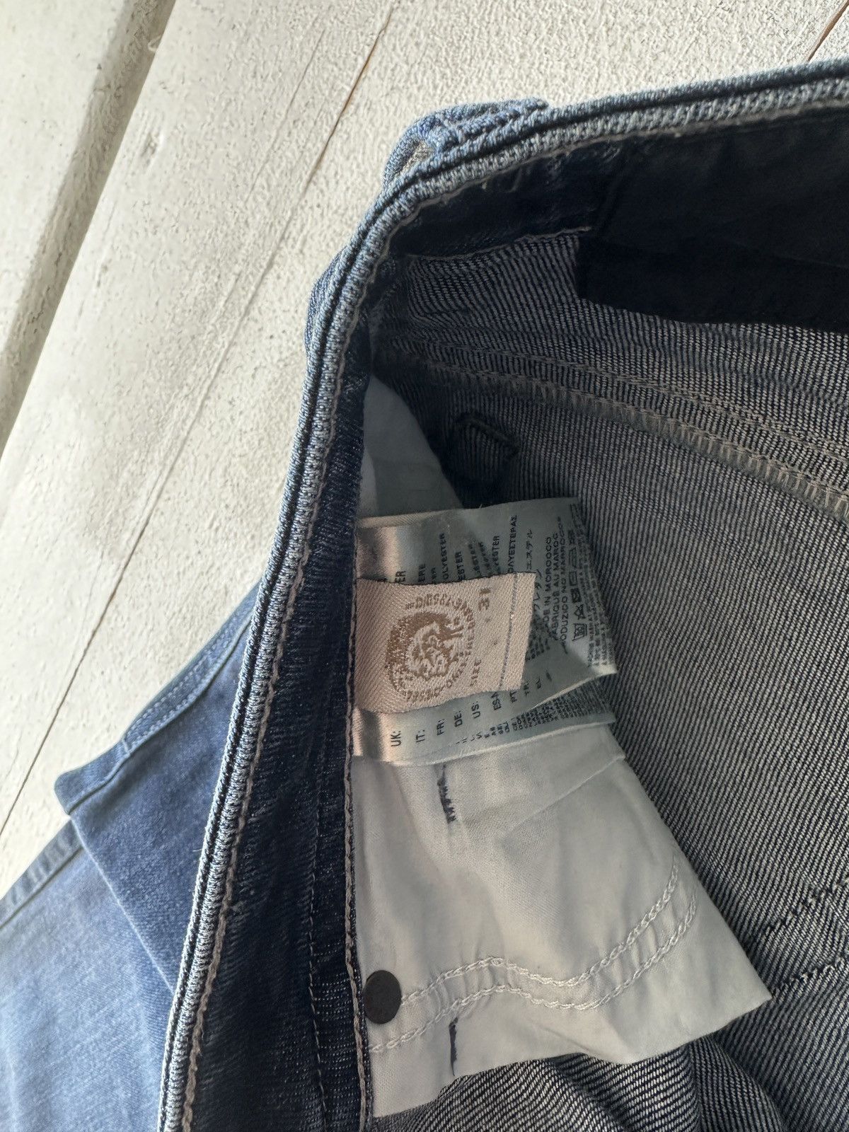 Diesel 🚨 RARE DIESEL MEN DENIM JEANS AVANT GARDE IFSIXWASNINE Y2K Size US 31 - 8 Thumbnail