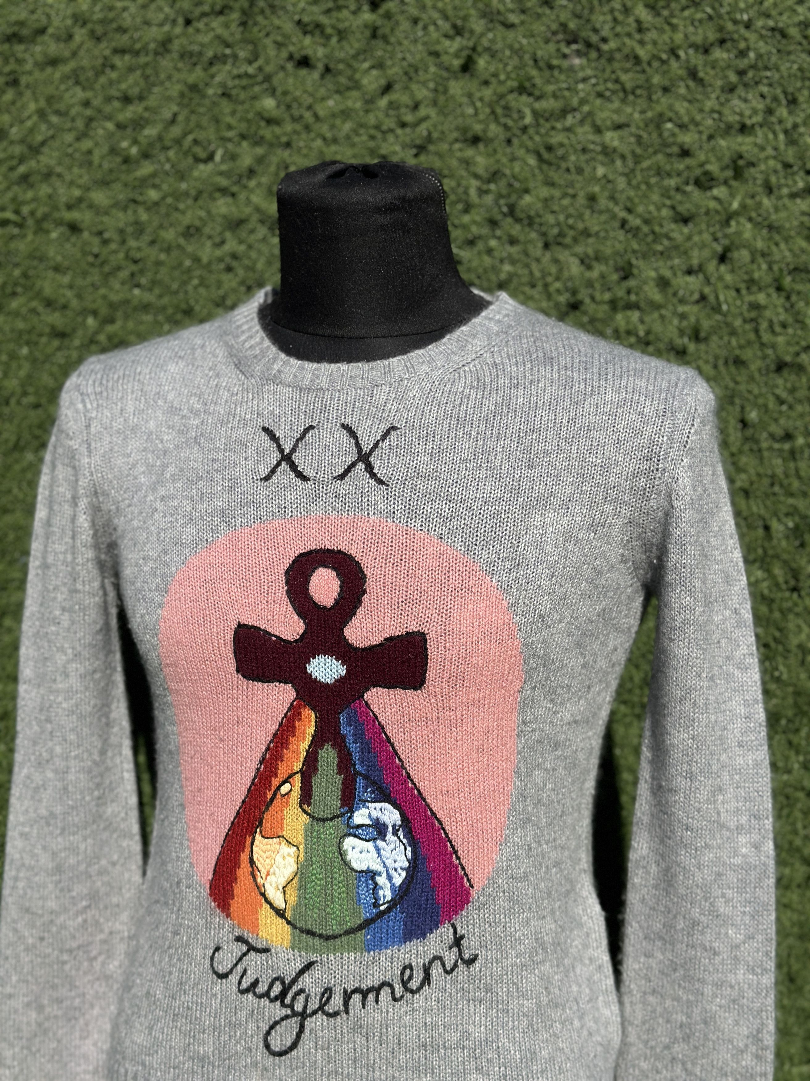 Dior Christian Dior Motherpeace Judgment Wool Sweater 38 Size S / US 4 / IT 40 - 3 Thumbnail