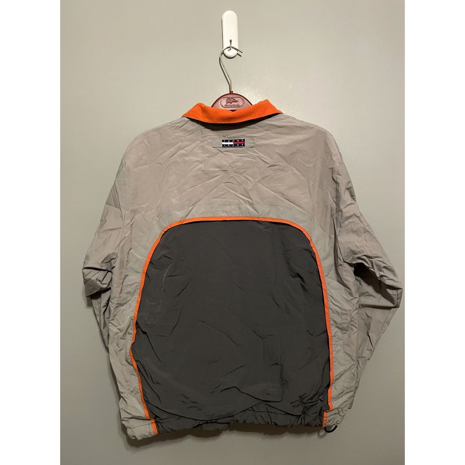 Tommy Hilfiger VINTAGE Tommy Hilfiger Coat/Jacket Men M Gray Fleece Lined Midweight Zip Front Size US 31 - 5 Thumbnail