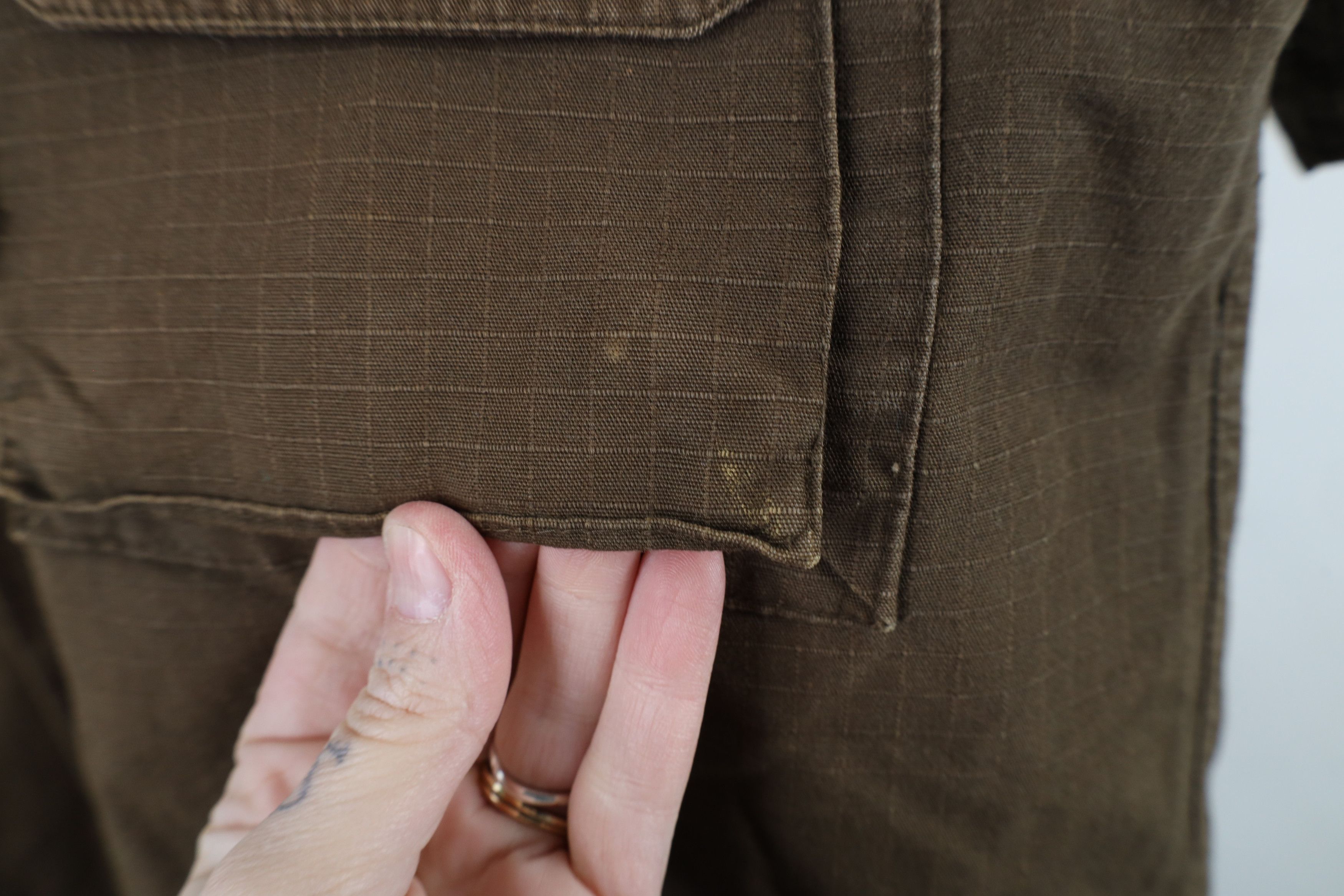 Vintage Vintage Remington Safari Bush Collared Button Down Shirt Size US XL / EU 56 / 4 - 5 Thumbnail