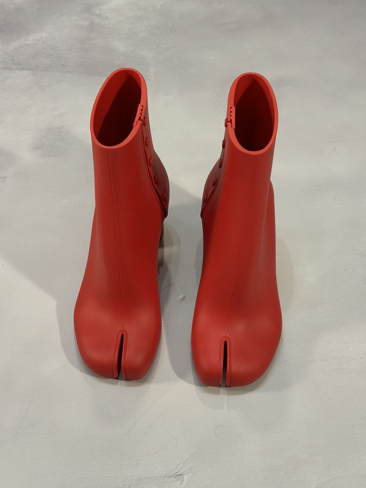 Maison Margiela Eu36 Maison Margiela Recycled Tabi Boots(Red) Size US 6 / IT 36 - 3 Thumbnail
