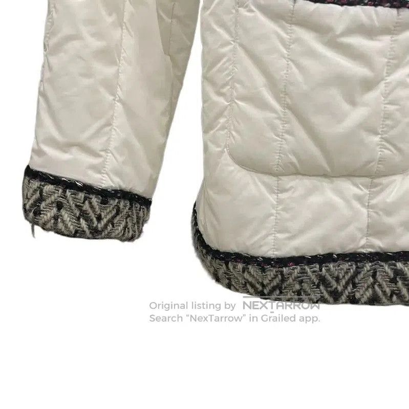 Chanel Chanel White Cotton Blend Jacket for Women . Size S / US 4 / IT 40 - 4 Thumbnail