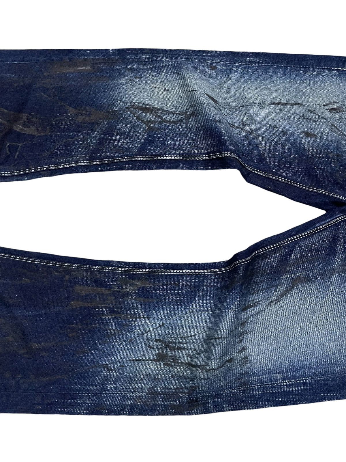 GOSTAR DE FUGA × Vanquish Vanquish Japan Paint Coated Flared Jeans Size US 32 / EU 48 - 5 Thumbnail