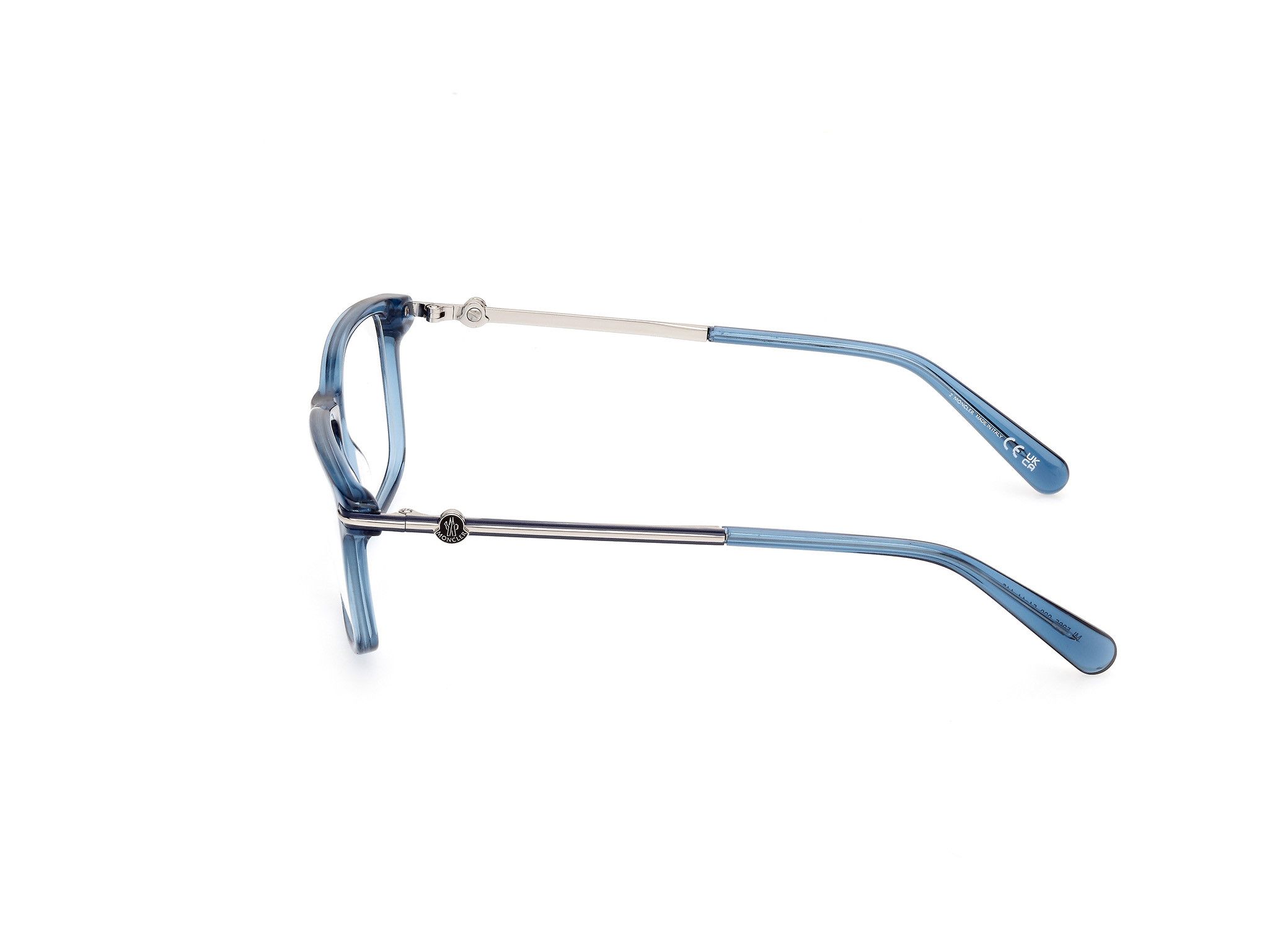 Moncler o1y0225 Size : OS / 54 mm Eyeglass Frame in Blue Size ONE SIZE - 4 Thumbnail
