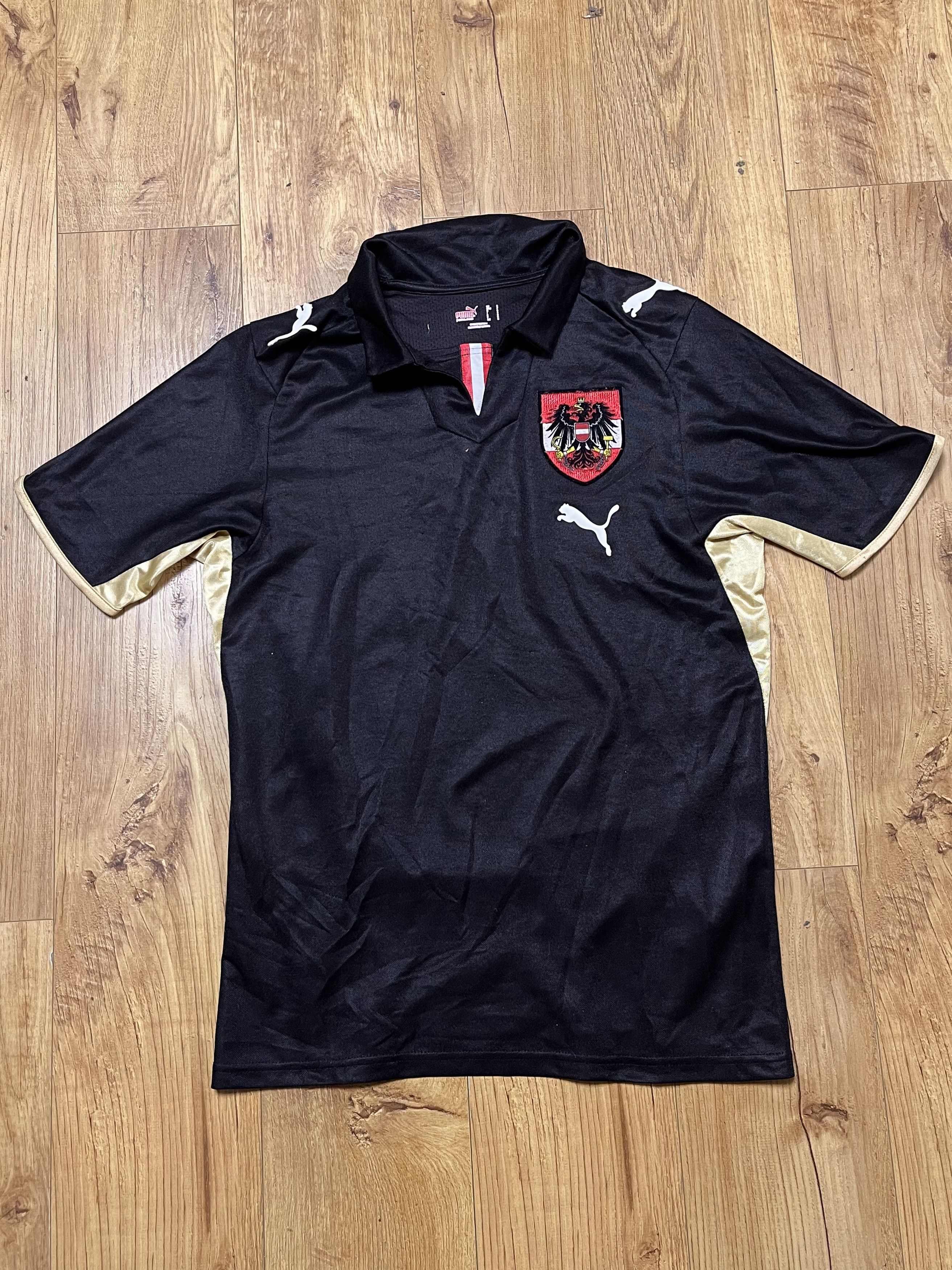 Puma × Vintage 2008-09 Austria Team Away Football Shirt Jersey Vintage Size US S / EU 44-46 / 1 - 1 Thumbnail