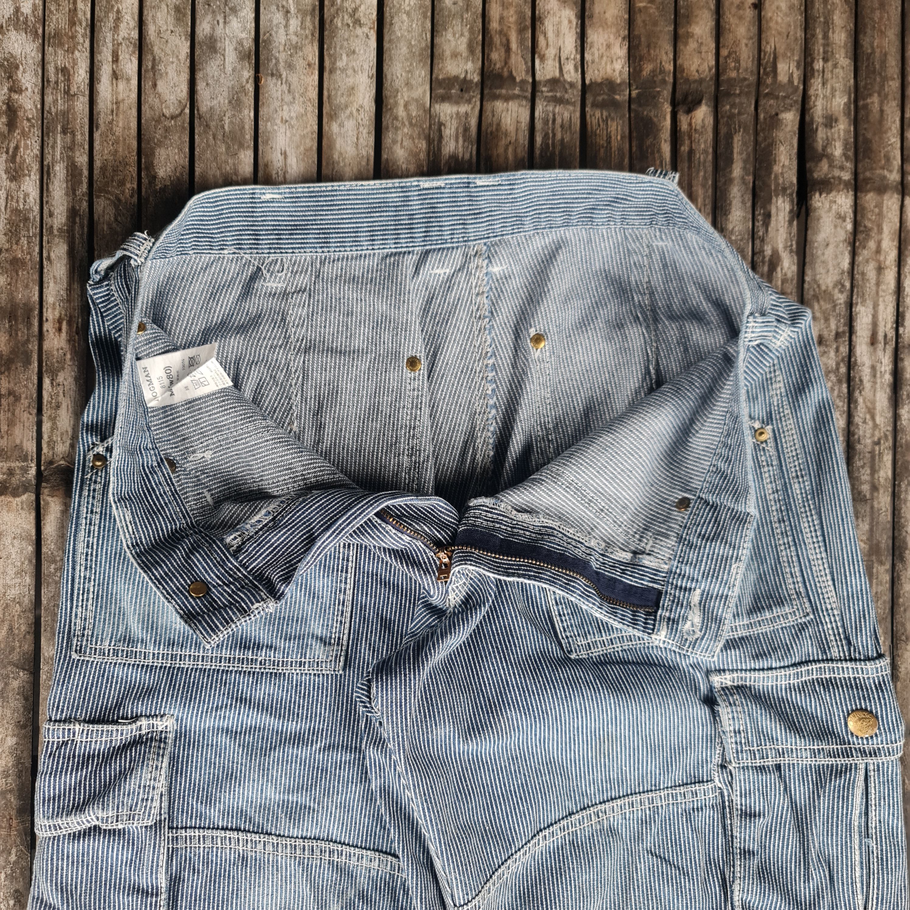 Vintage Vintage Hickory Dogman Baggy Pant j0002 Size US 32 / EU 48 - 8 Thumbnail