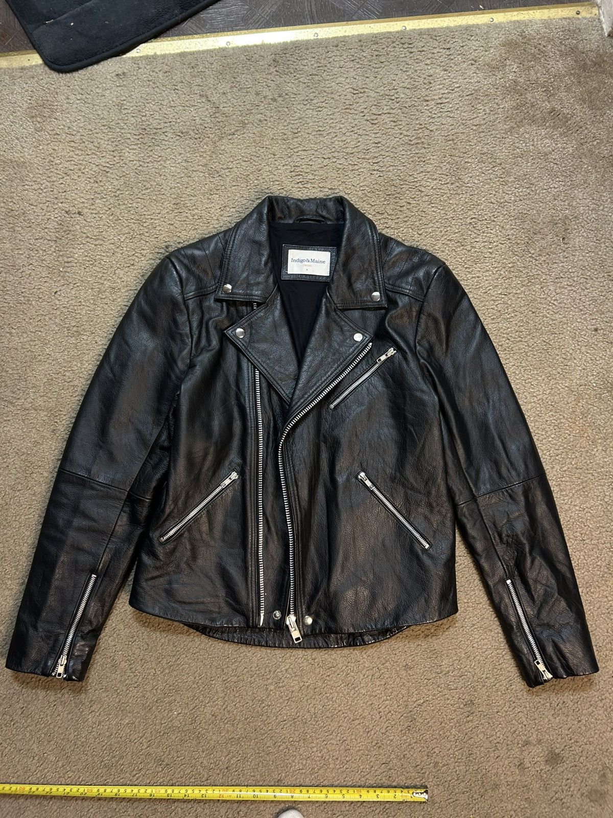 Other Black leather biker jacket Size US L / EU 52-54 / 3 - 1 Thumbnail