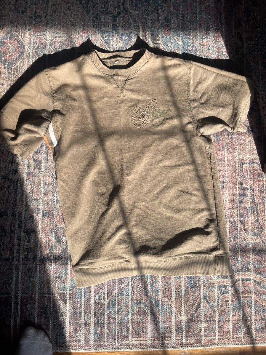 Stussy × Vintage Vintage stussy brown graphic tee cut & sewn Size US M / EU 48-50 / 2 - 2 Thumbnail