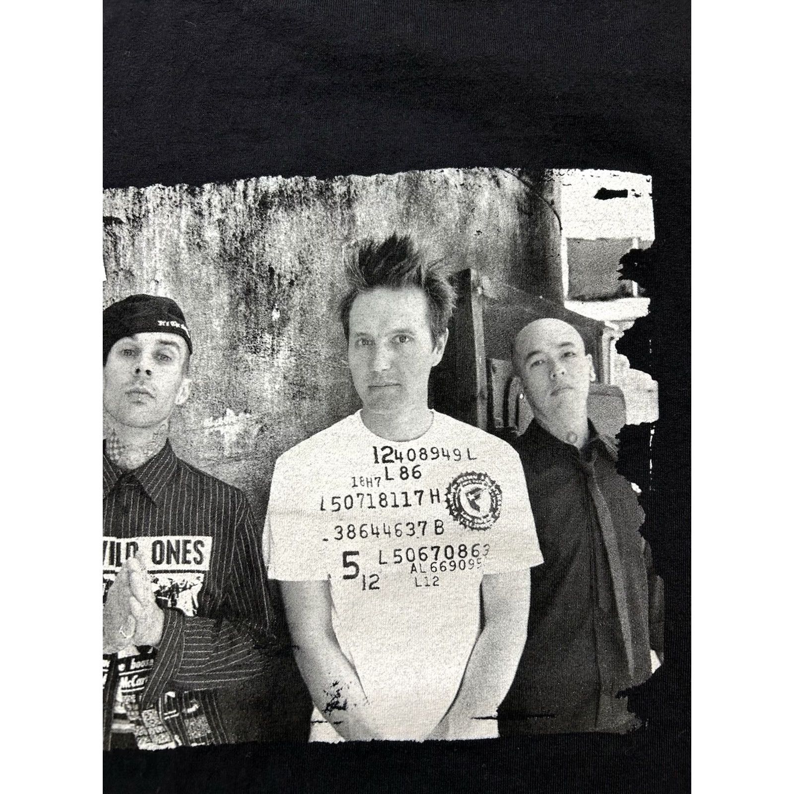 AAA VINTAGE +44 North American Tour 2007 Band Tee Large Mark Hoppus Travis Barker Shirt Adult Large Black 2007 Tour Band Mens Women Ladies Boys Girls Size US L / EU 52-54 / 3 - 7 Thumbnail