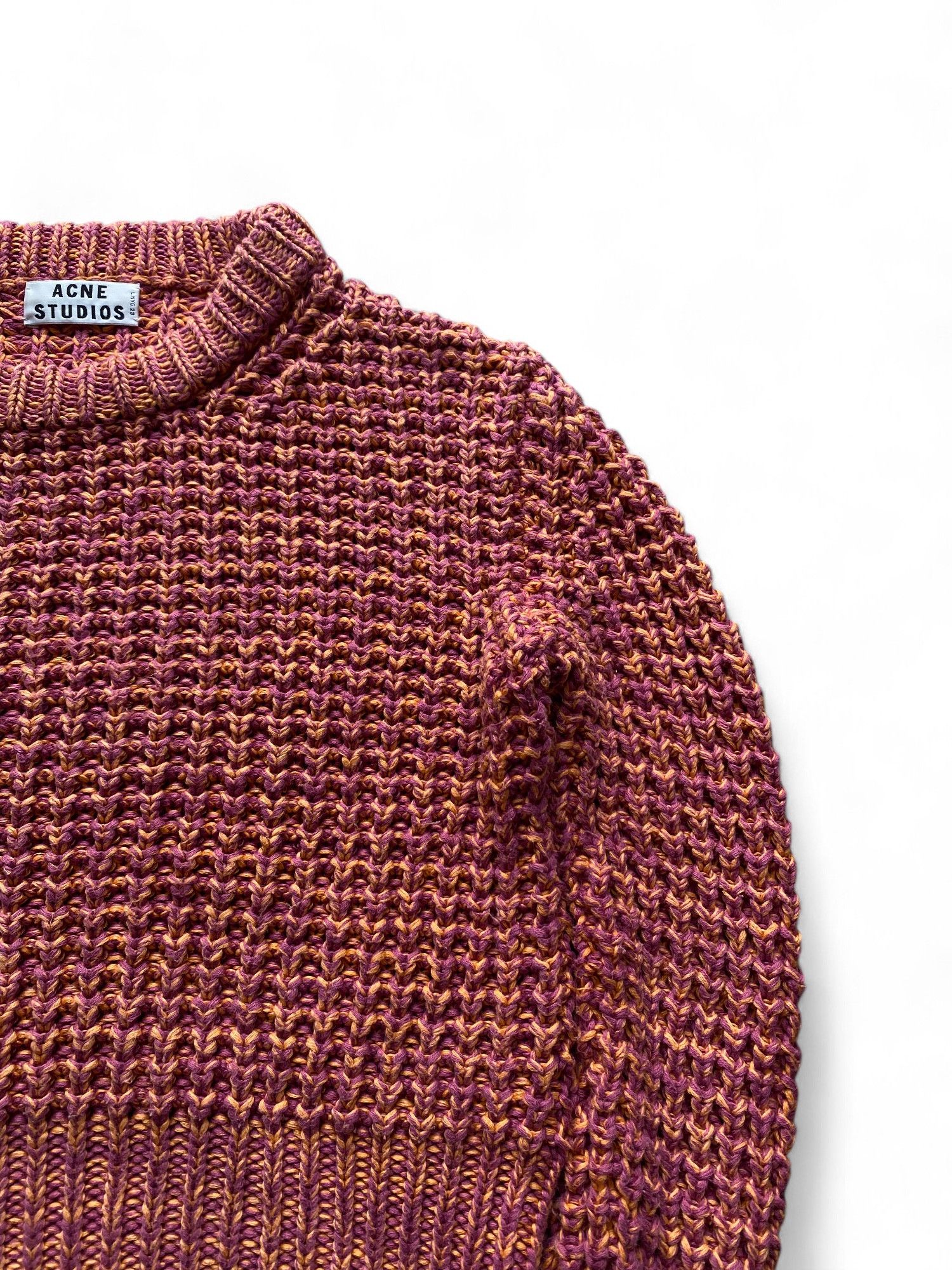 Acne Studios Acne Studios Lia Twist Sweater Kotton Knit Mesh Size XS / US 0-2 / IT 36-38 - 3 Thumbnail