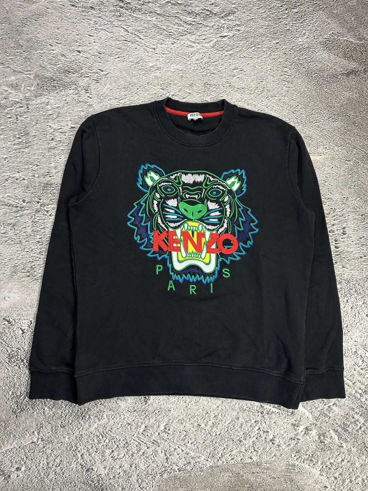 Kenzo Kenzo Tiger sweatshirt Black crewneck paris Size US M / EU 48-50 / 2 - 1 Thumbnail