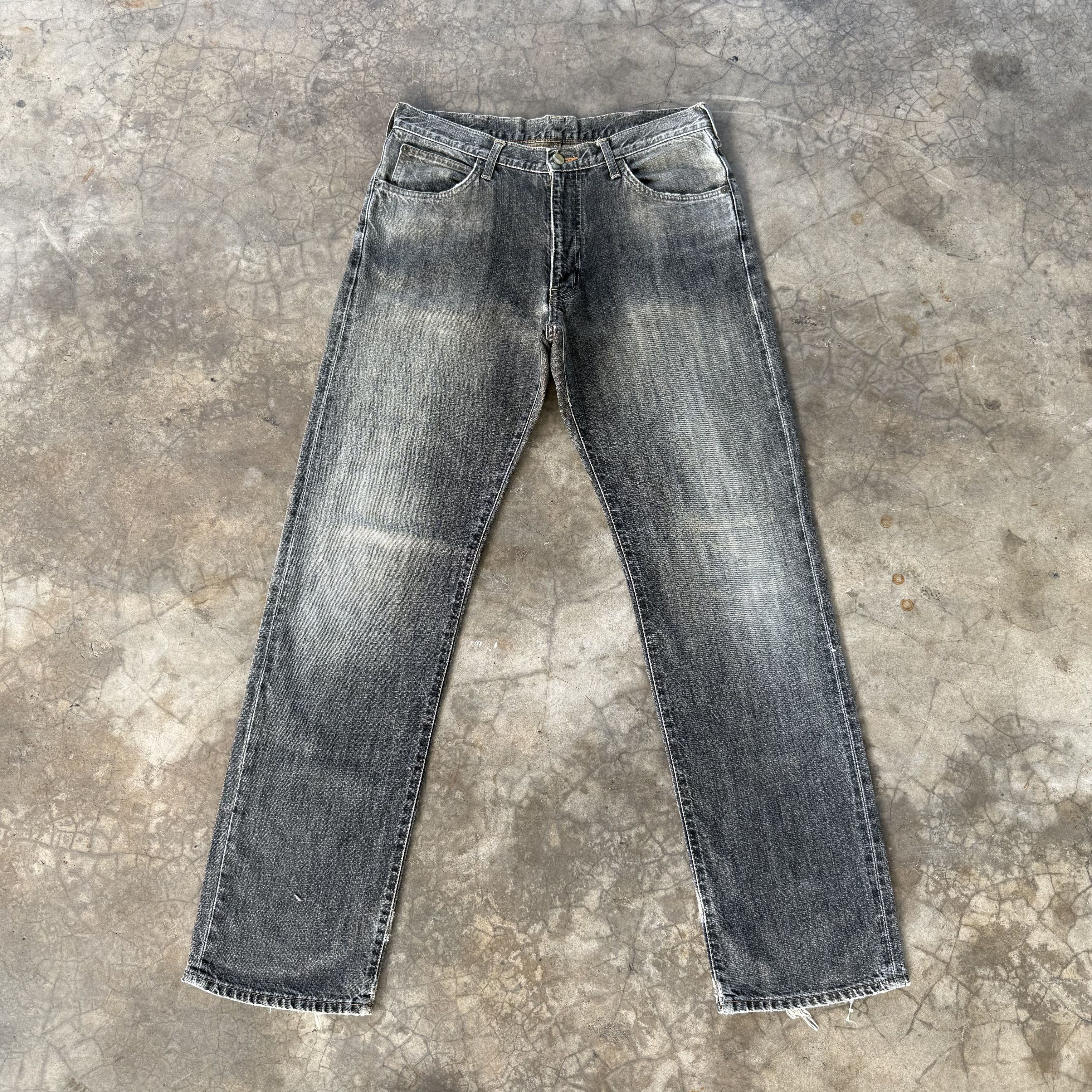 Wrangler W34x32 Vintage Japanese Faded Rusty Black Denim Jean Pants Size US 34 / EU 50 - 1 Thumbnail