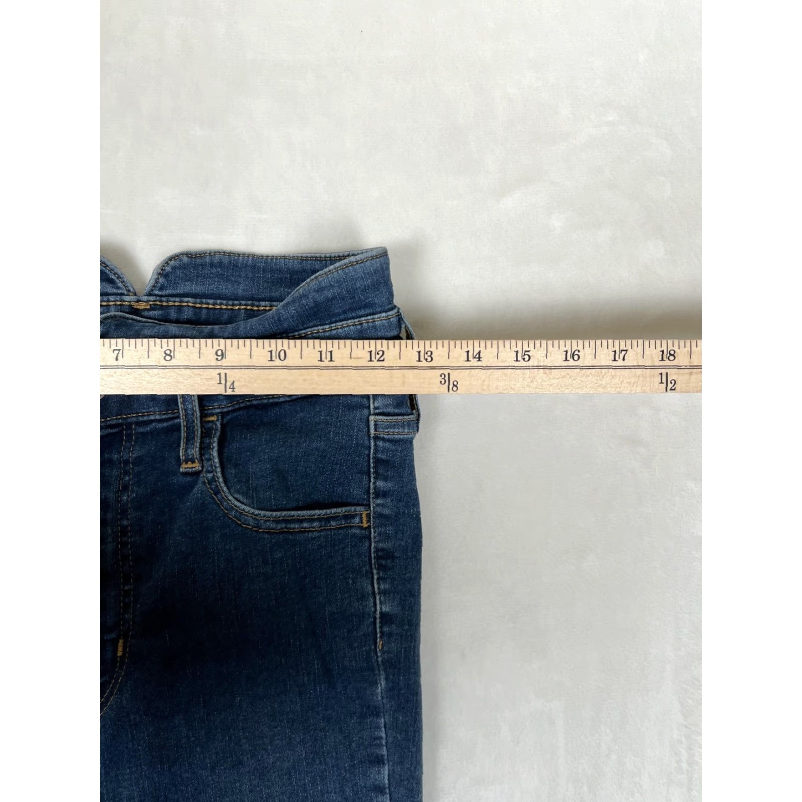 Levi's Levi's Mile High Super Skinny Ankle Jeans Womens 26 Blue High Rise Stretch Denim Size 26" / US 2 / IT 38 - 4 Thumbnail