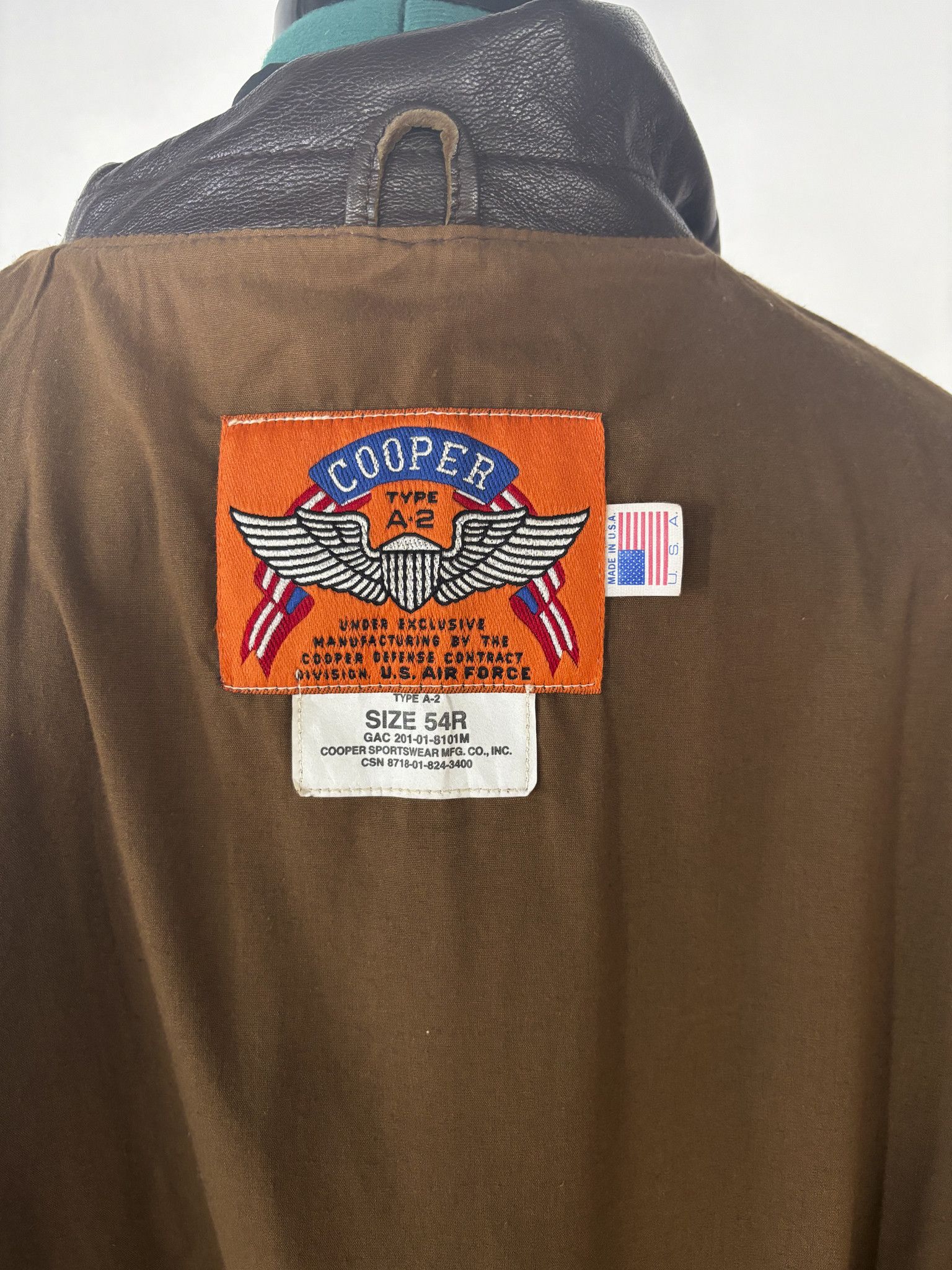 Cooper Cooper Type A-2 Leather Jacket sz. L Size US L / EU 52-54 / 3 - 2 Thumbnail