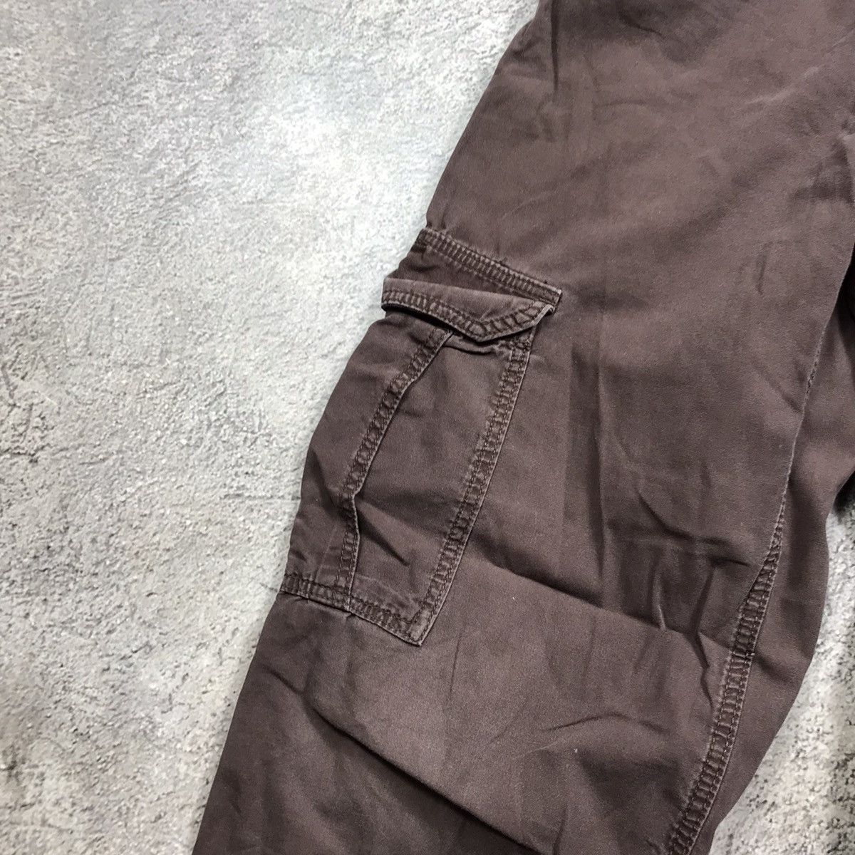 Japanese Brand VINTAGE CARGO PANTS FLARED PARACHUTE SPRING JAPAN 90S Size 24" / US 00 / IT 34 - 3 Thumbnail