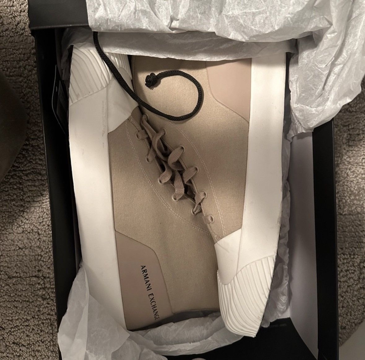 Armani Exchange Armani Hi Top Sneakers Size US 12 / EU 45 - 1 Thumbnail