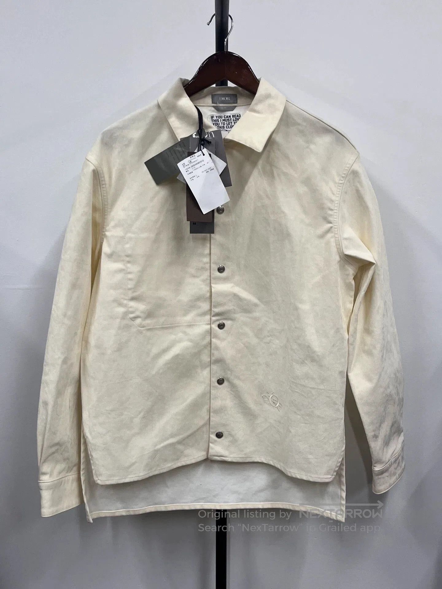 Dior dior fw22 logo long sleeve shirt. Size US L / EU 52-54 / 3 - 1 Thumbnail
