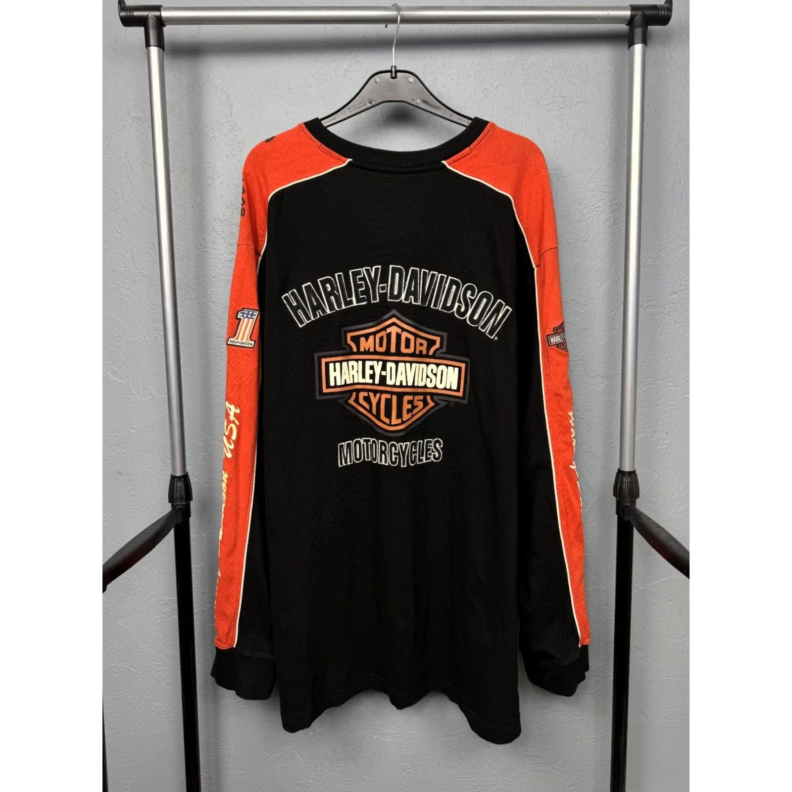 Harley Davidson Harley-Davidson Mens Big Logo Sweatshirt 4XL Sweatshirt Mens Black Logo 90s Motorcycle Biker Mens Size US XXL / EU 58 / 5 - 7 Thumbnail