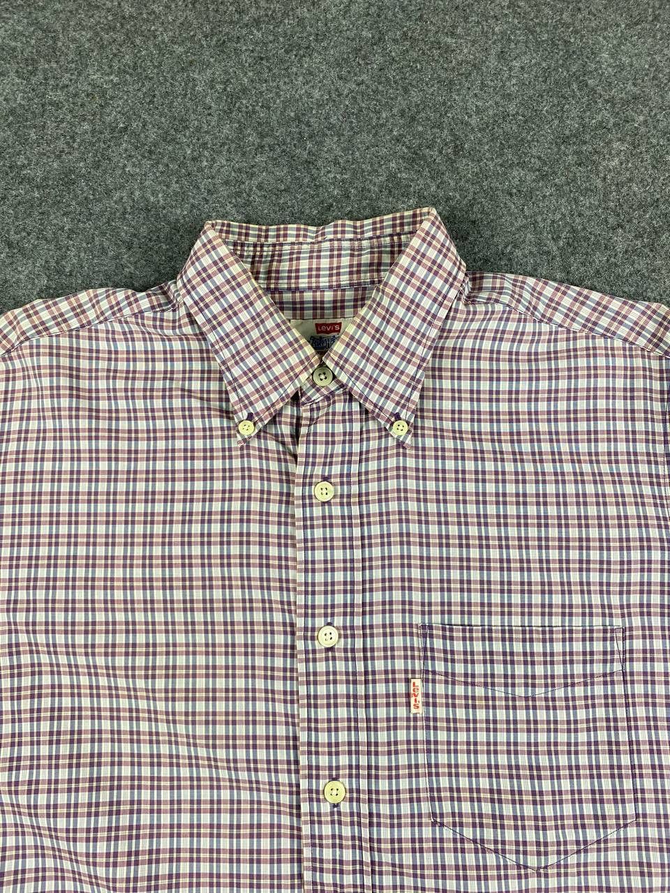 Levi's vintage levis checkered shirt nice design Size US S / EU 44-46 / 1 - 2 Thumbnail