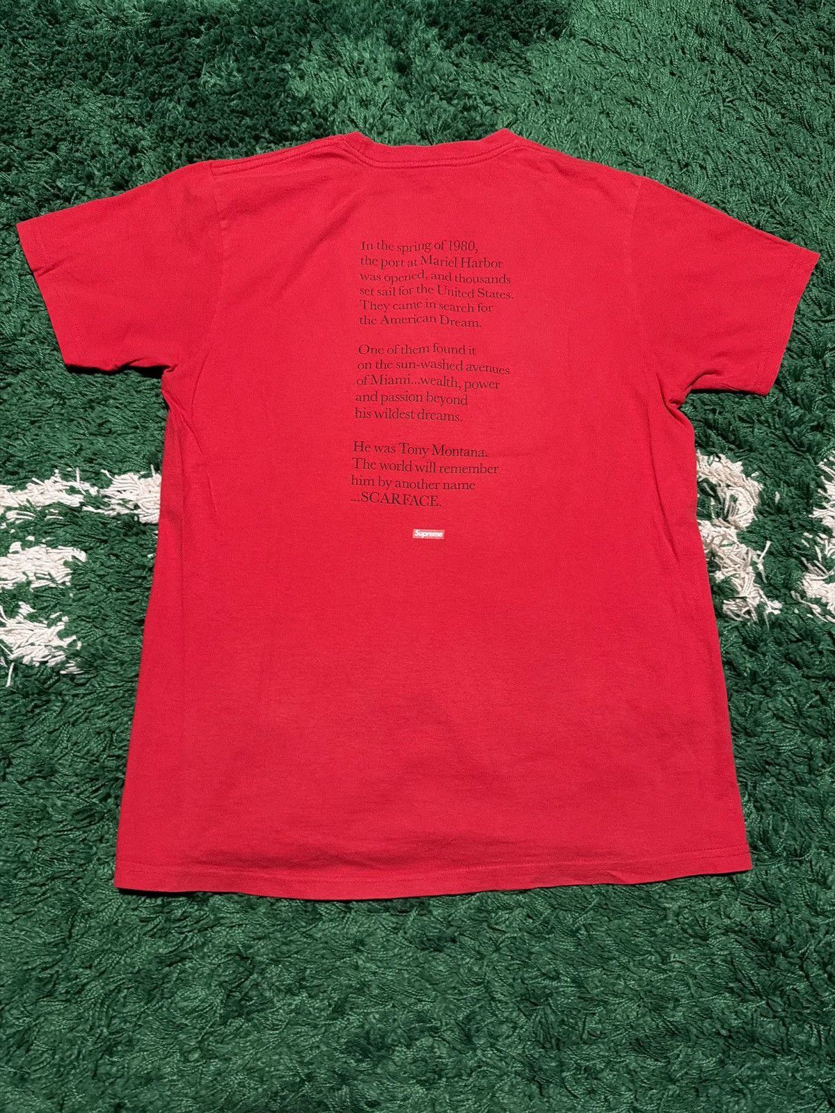 Supreme Supreme Scarface Split Tee Fall/Winter 2017 Size US M / EU 48-50 / 2 - 3 Thumbnail