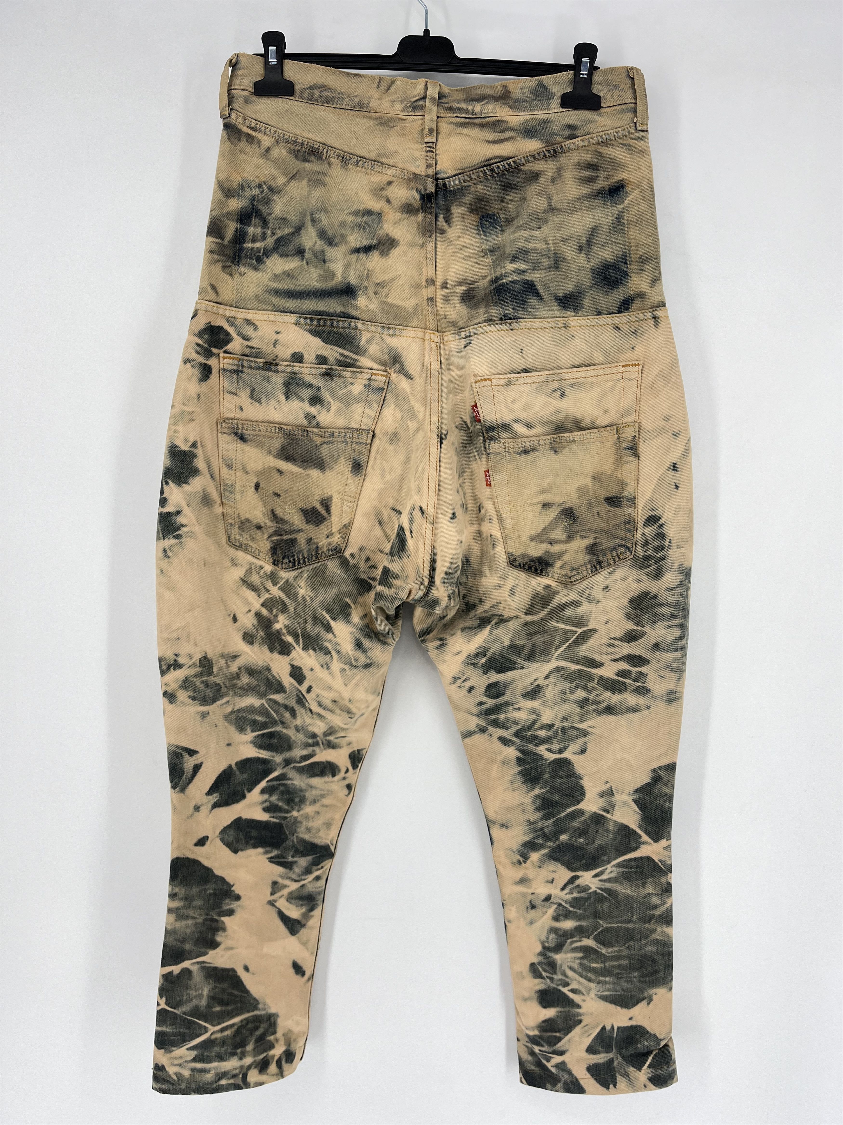 Levi's 90s Levi’s 501 Patchwork Multipocket Denim Custom Jeans USA Size US 32 / EU 48 - 7 Thumbnail