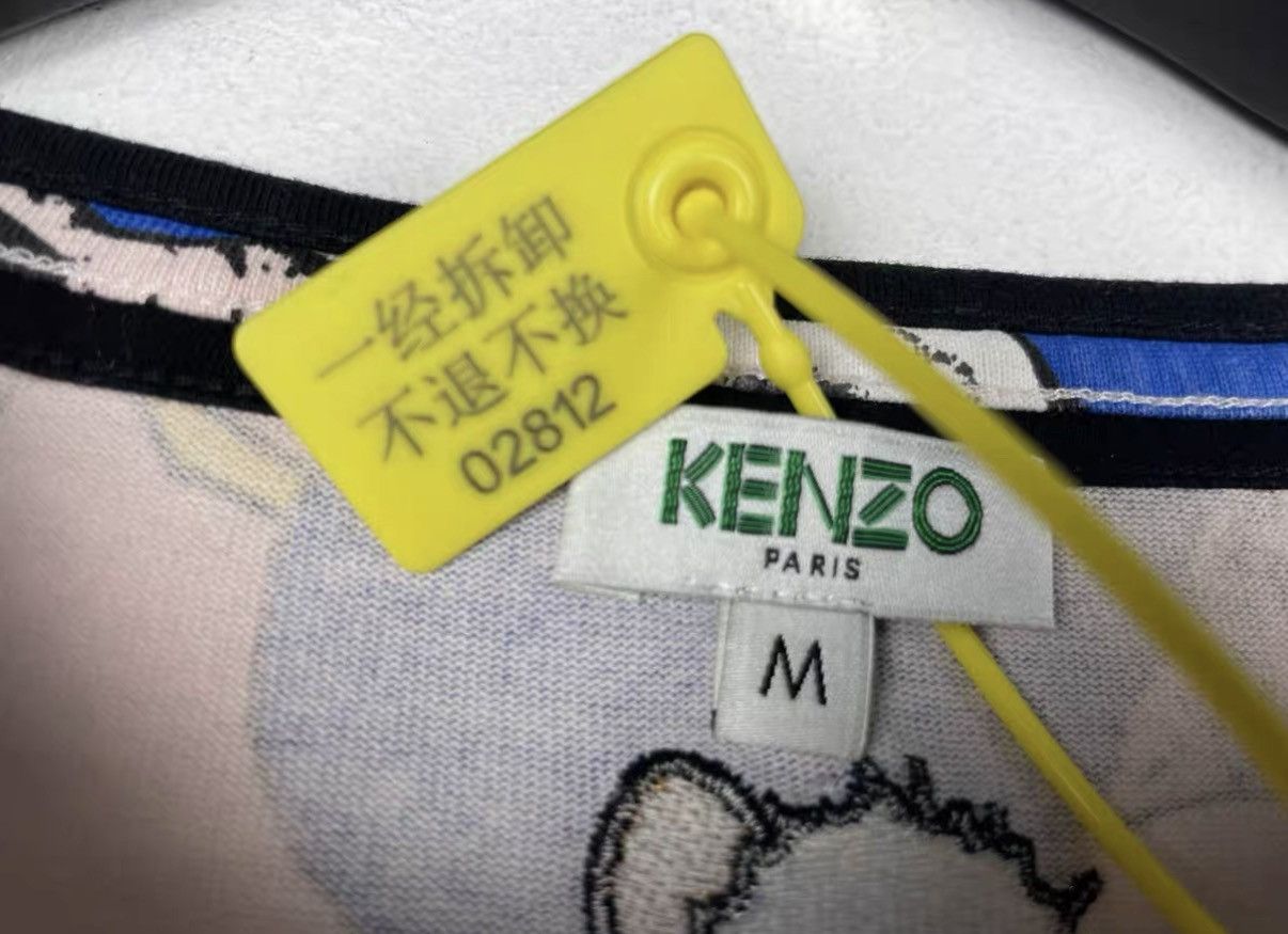 Kenzo Kenzo Artist Collaboration Graffiti Short Sleeve Tee J31 Size US M / EU 48-50 / 2 - 5 Thumbnail