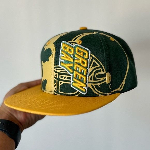 NFL NEW GREEN BAY PACKERS NFL COLORS FLAT BILL SNAPBACK Size ONE SIZE - 3 Thumbnail