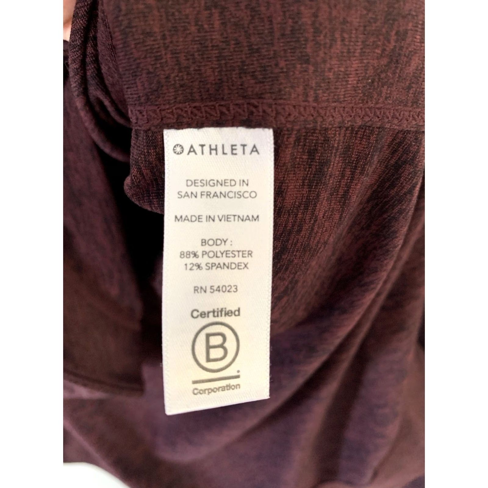 Athleta Athleta Hoodie Womens XS Maroon Pullover Sweatshirt Yoga Athletic Size XS / US 0-2 / IT 36-38 - 4 Thumbnail