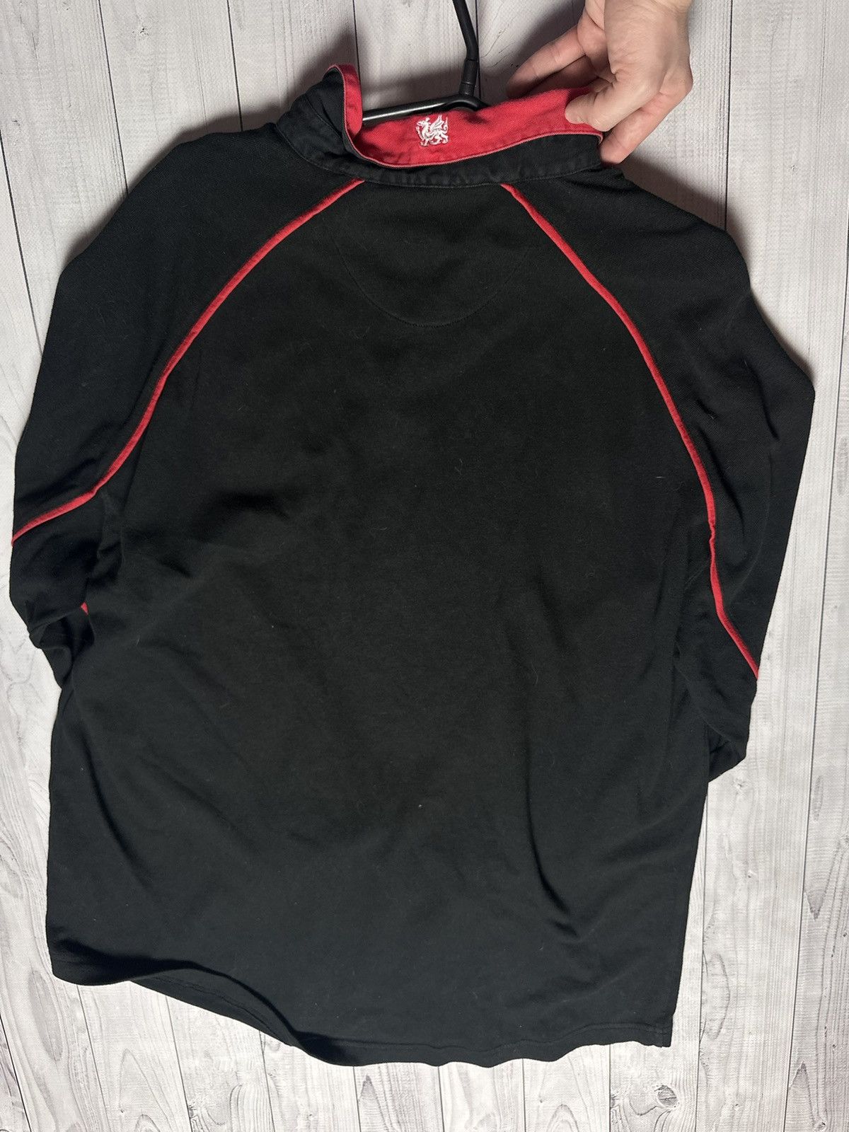 Reebok Vintage wales Rugby jersey rare black size XL logo Size US XL / EU 56 / 4 - 7 Thumbnail