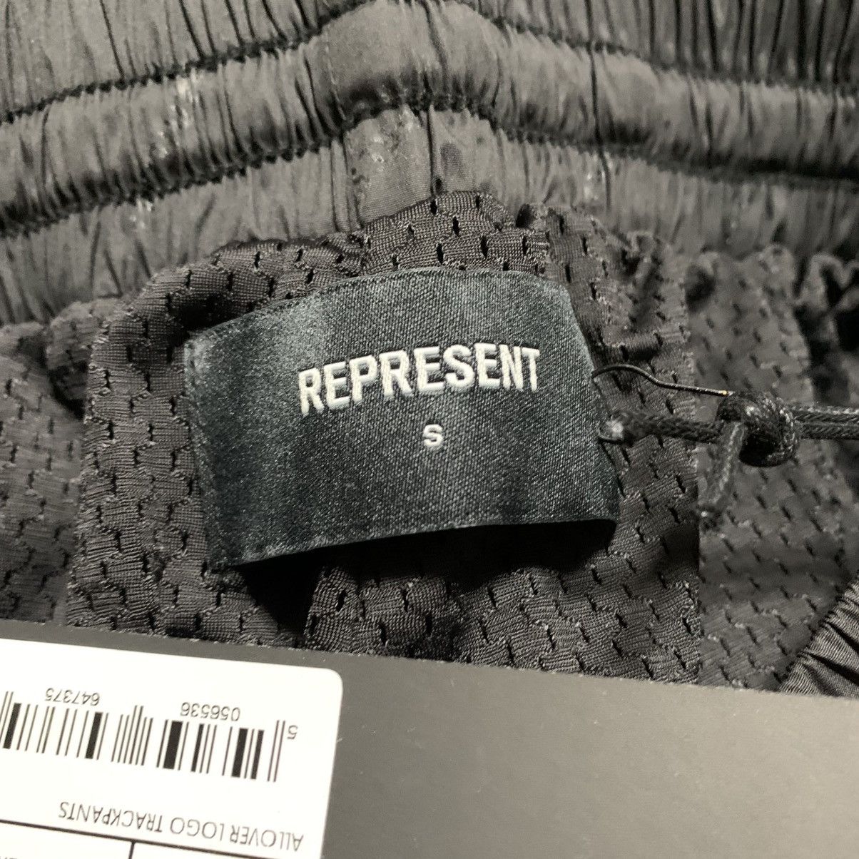 Represent Clo. Represent Small Track Pants Black All Over Logo Bottoms Size US 30 / EU 46 - 5 Thumbnail