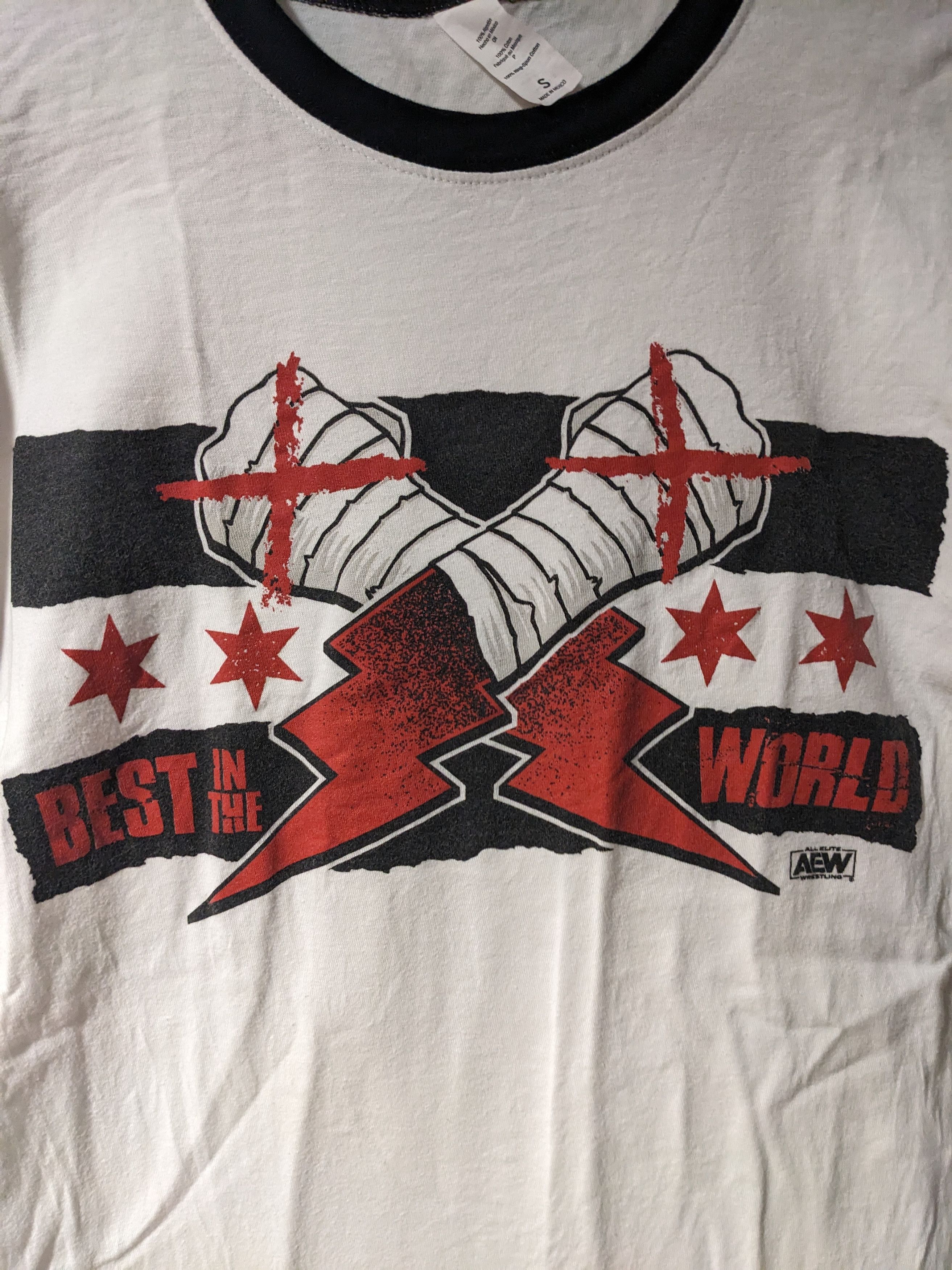 WWE CM Punk WWE Wrestling Best in the World White Small T-Shirt Size US S / EU 44-46 / 1 - 2 Thumbnail