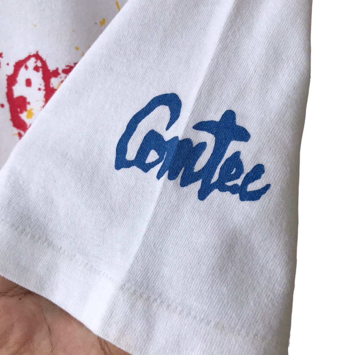 Hanes × Vintage Comtec Pito The Window Of Happiness Vintage 1990s Art Tee Size US L / EU 52-54 / 3 - 7 Thumbnail