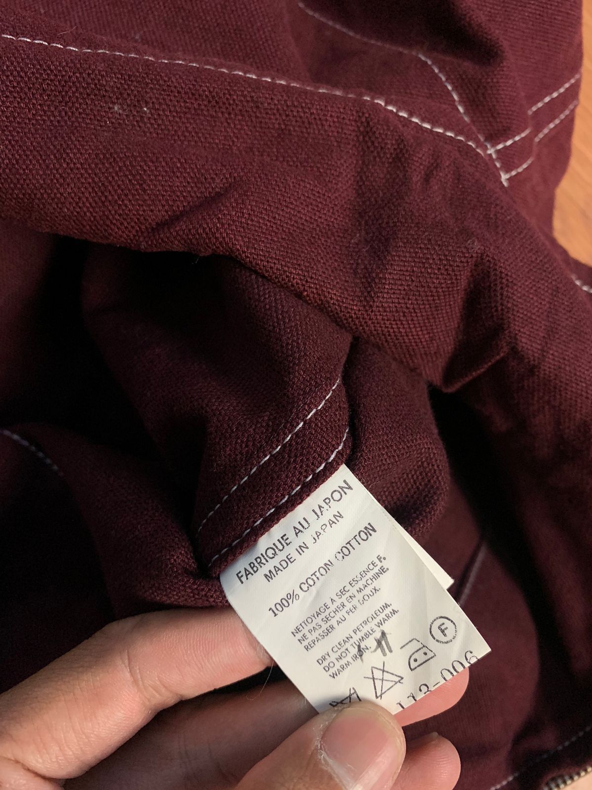 Yohji Yamamoto Yohji Yamamoto Contrast Stich Work Jacket Size US M / EU 48-50 / 2 - 10 Thumbnail